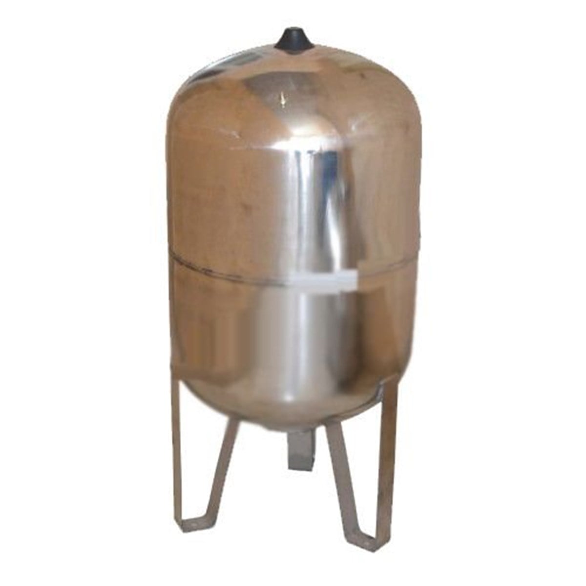 Hidrotank TD 100 Paslanmaz Dikey Ayaklı Hidrofor Genleşme Tankı 100 lt. Bağlantı Çapı 1''