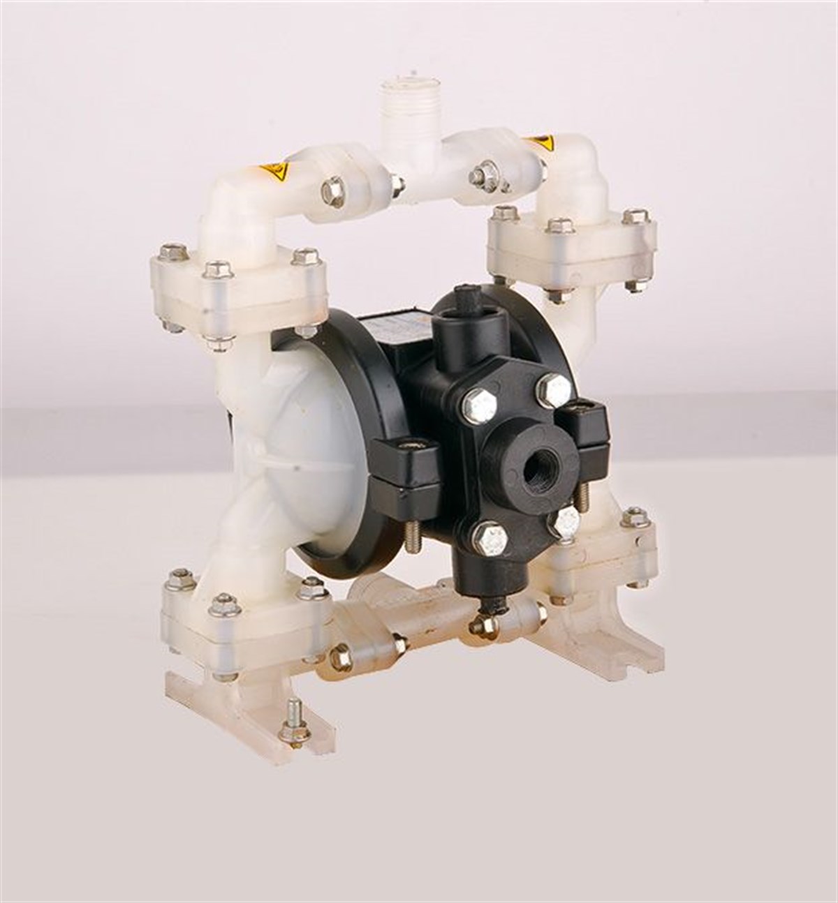 Huge Pump-Günalsan HP02 Plastik Polipropilen Gövdeli Diyaframlı Havalı Pompa 15 Litre/Dakika 7 Bar 1/4''