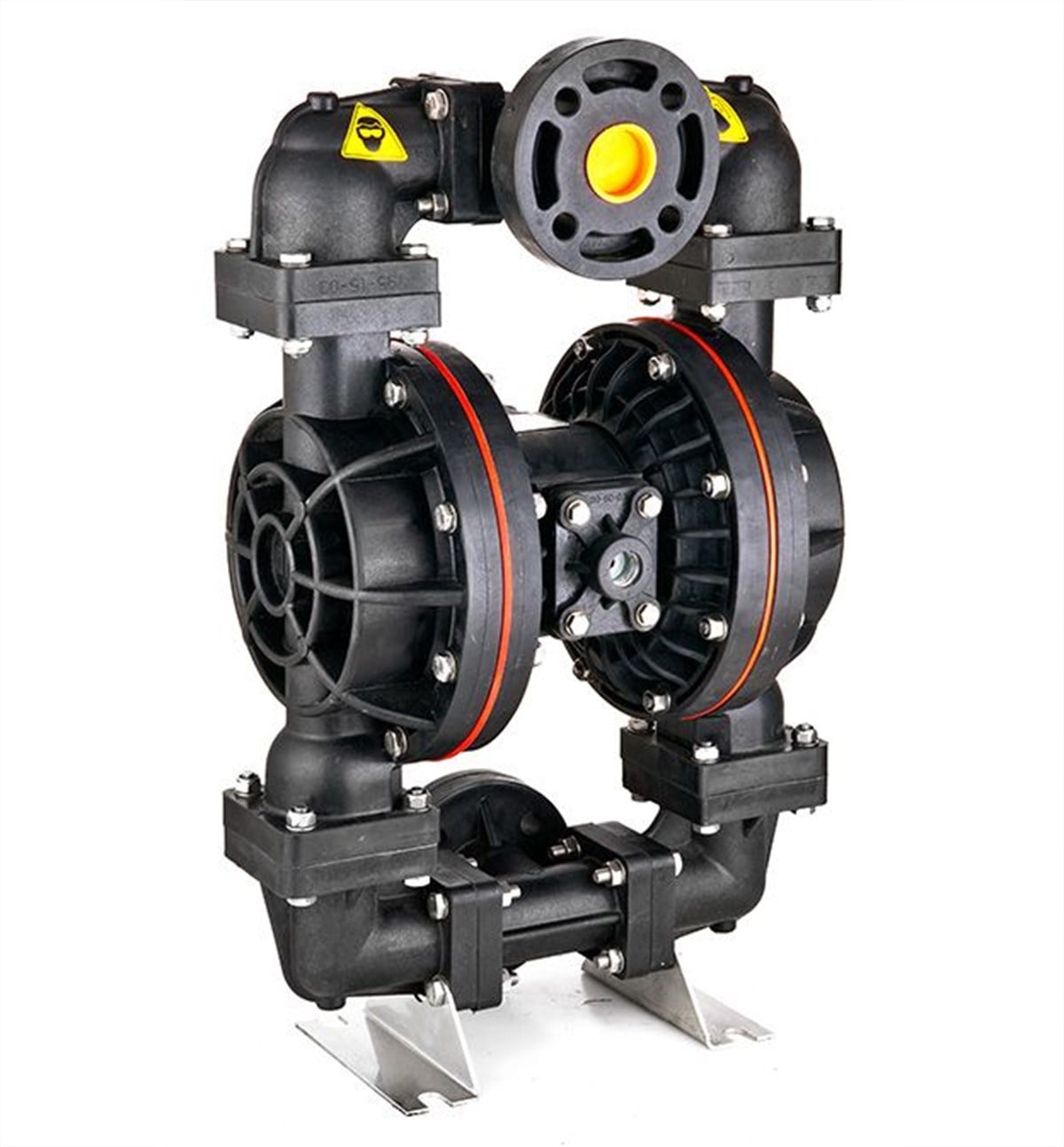 Huge Pump-Günalsan HP15 Plastik PVDF Gövdeli Diyaframlı Havalı Pompa 400 Litre/Dakika 7 Bar 1½''