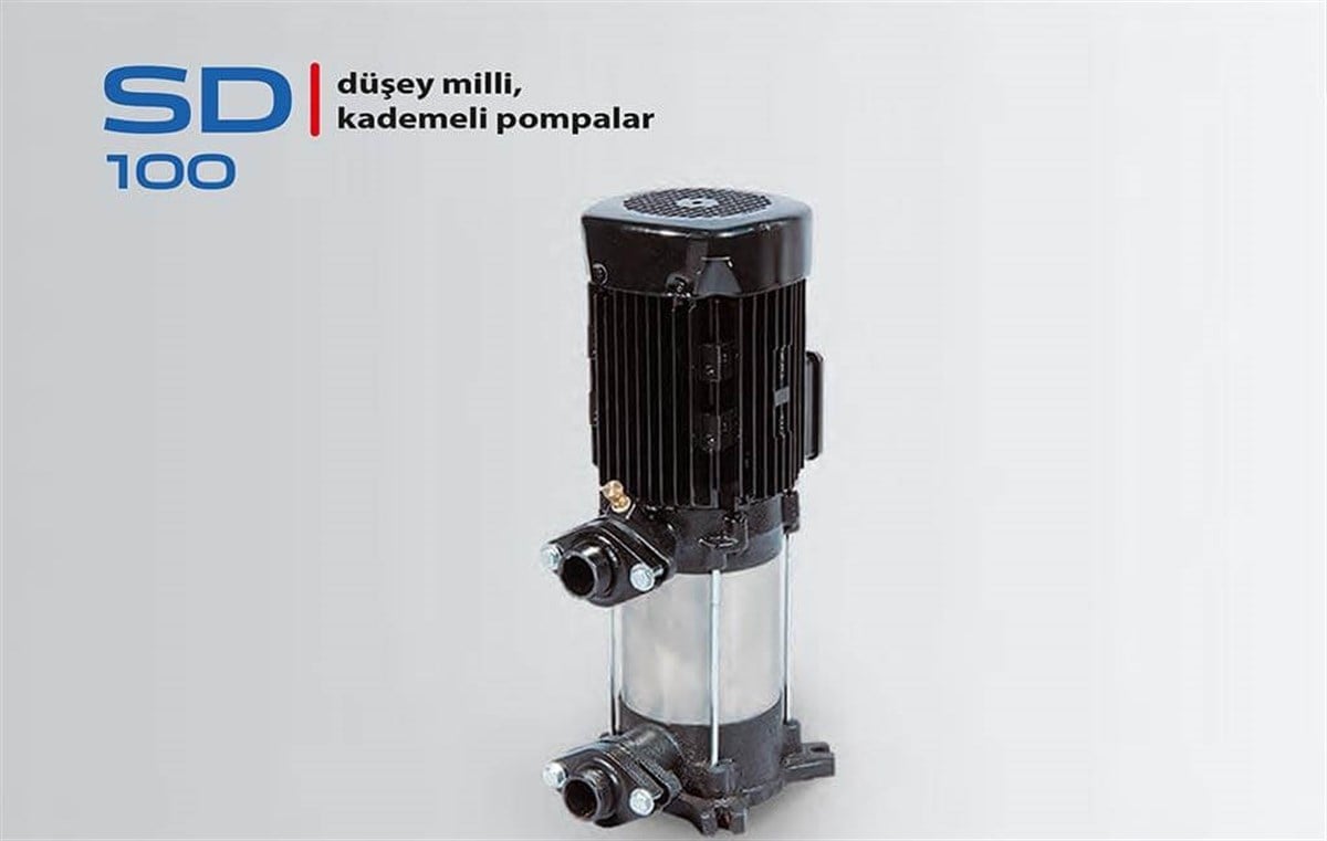 Komm SD 100 Düşey Milli Çok Kademeli Santrifüj Pompa