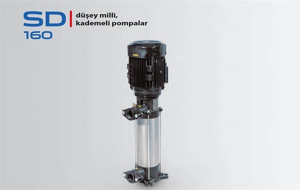 Komm SD 160 Düşey Milli Çok Kademeli Santrifüj Pompa
