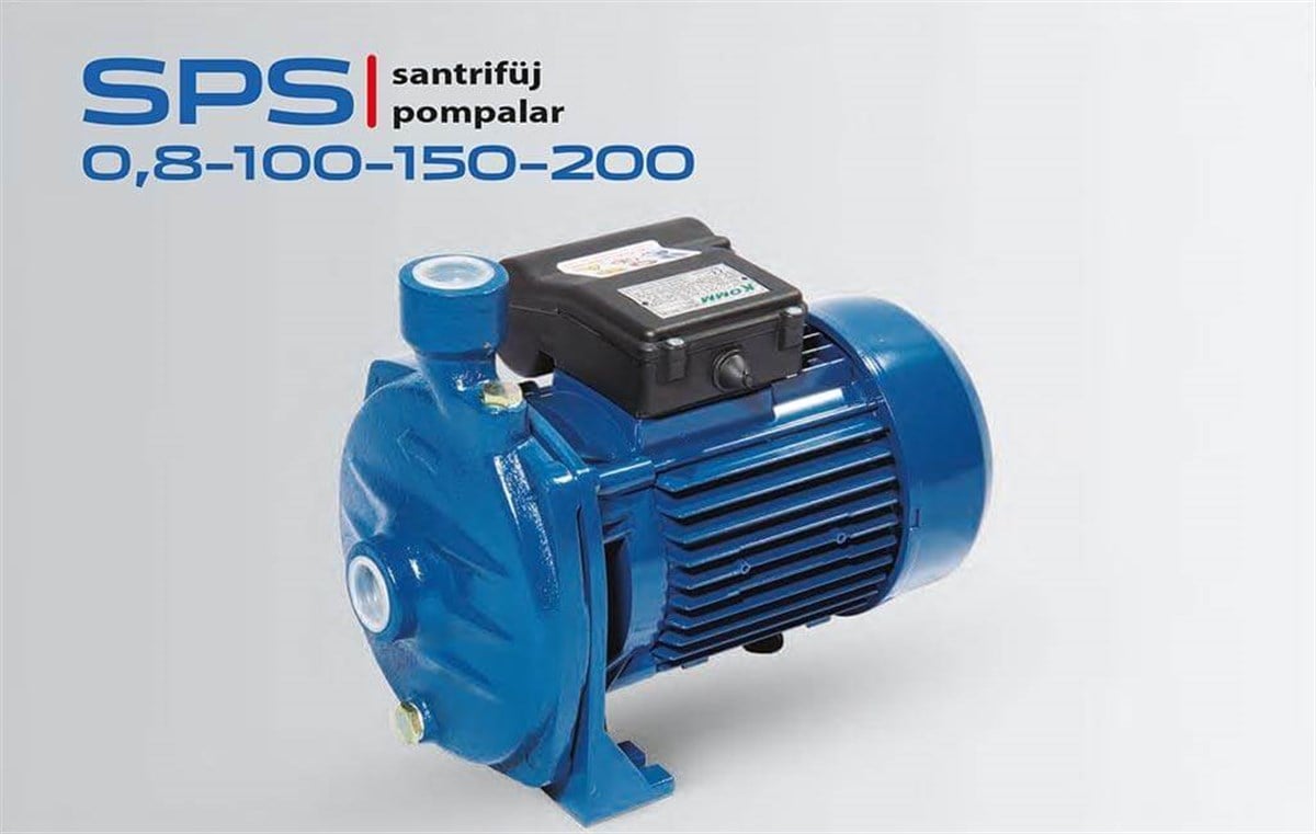 Komm SPS 0,8-100-150-200 Santrifüj Pompa