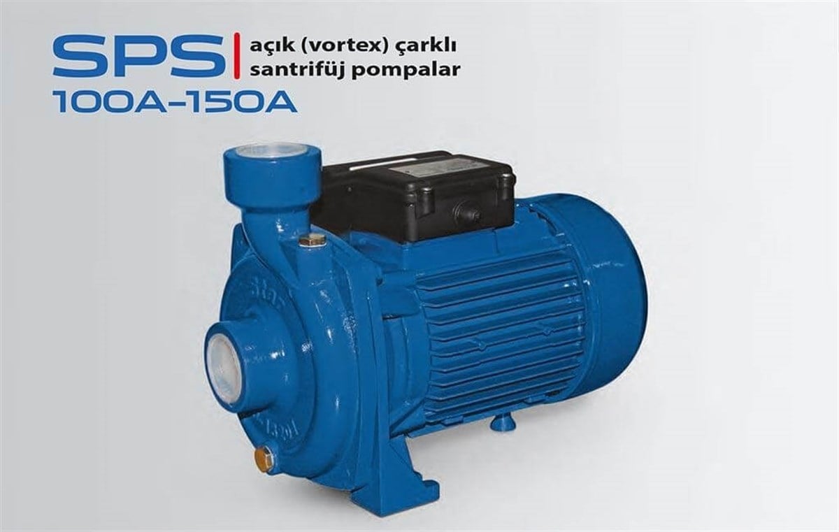 Komm SPS 100A-150A Açık Çarklı Santrifüj Pompa