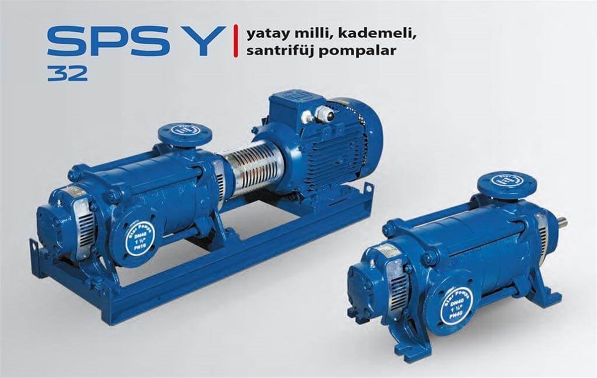 Komm SPS Y 32 Yatay Milli Çok Kademeli Santrifüj Pompa