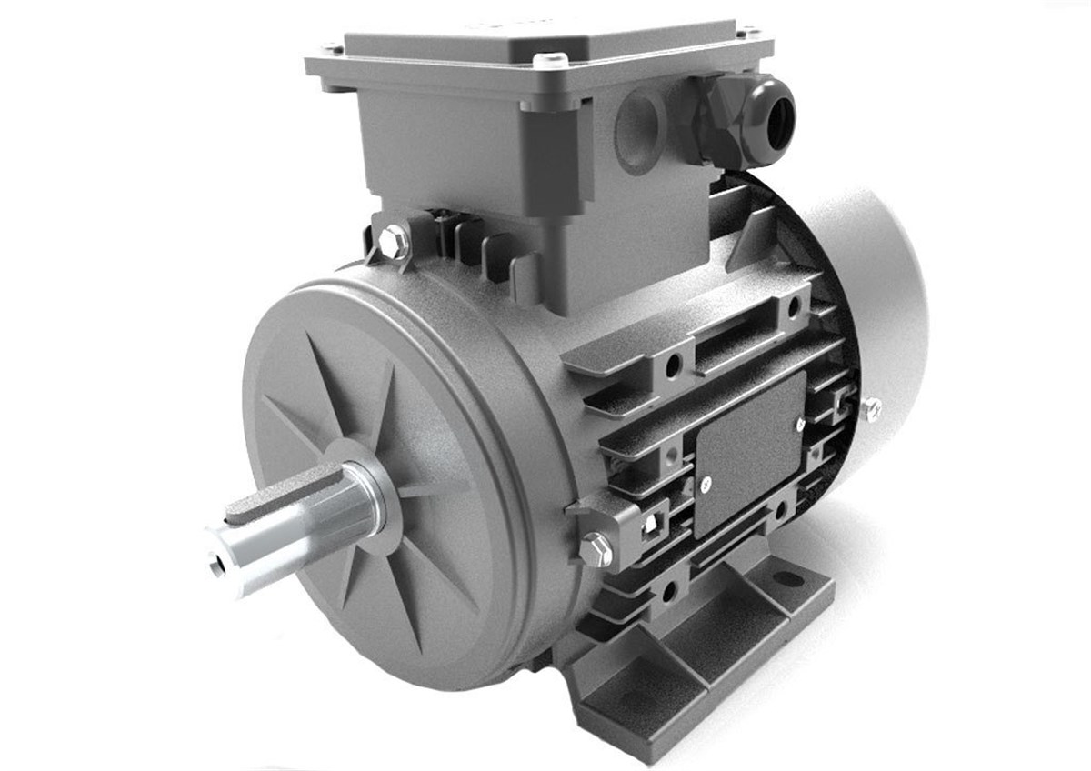 Miksan 0.55 KW Ayaklı Elektrik Motoru 380 Volt 1500 Devir 80 Gövde