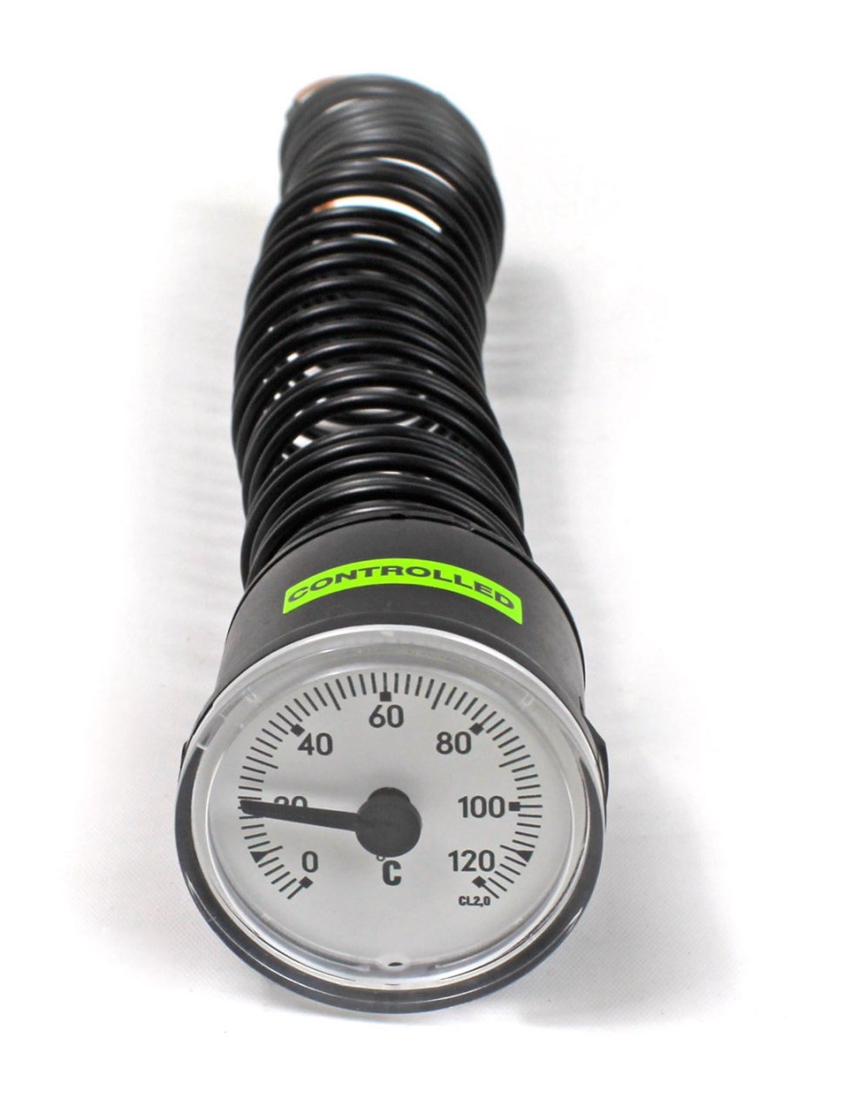 Pakkens Çap 40 0/+120 °C Arkadan Bağlantılı Gazlı Termometre 3mt Pvc Kaplı Kapiler Boyu