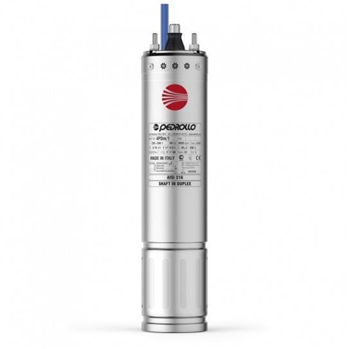 Pedrollo 4 PD/ 1 HP 0,75 KW Derinkuyu Dalgıç Motoru Trifaze