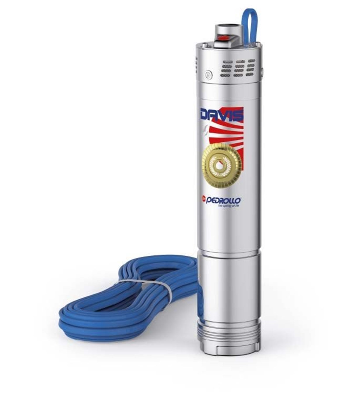 Pedrollo Davis 4'' Sürtme Fanlı Dalgıç Pompa Monofaze (220V) 75 mss 3 m³/h