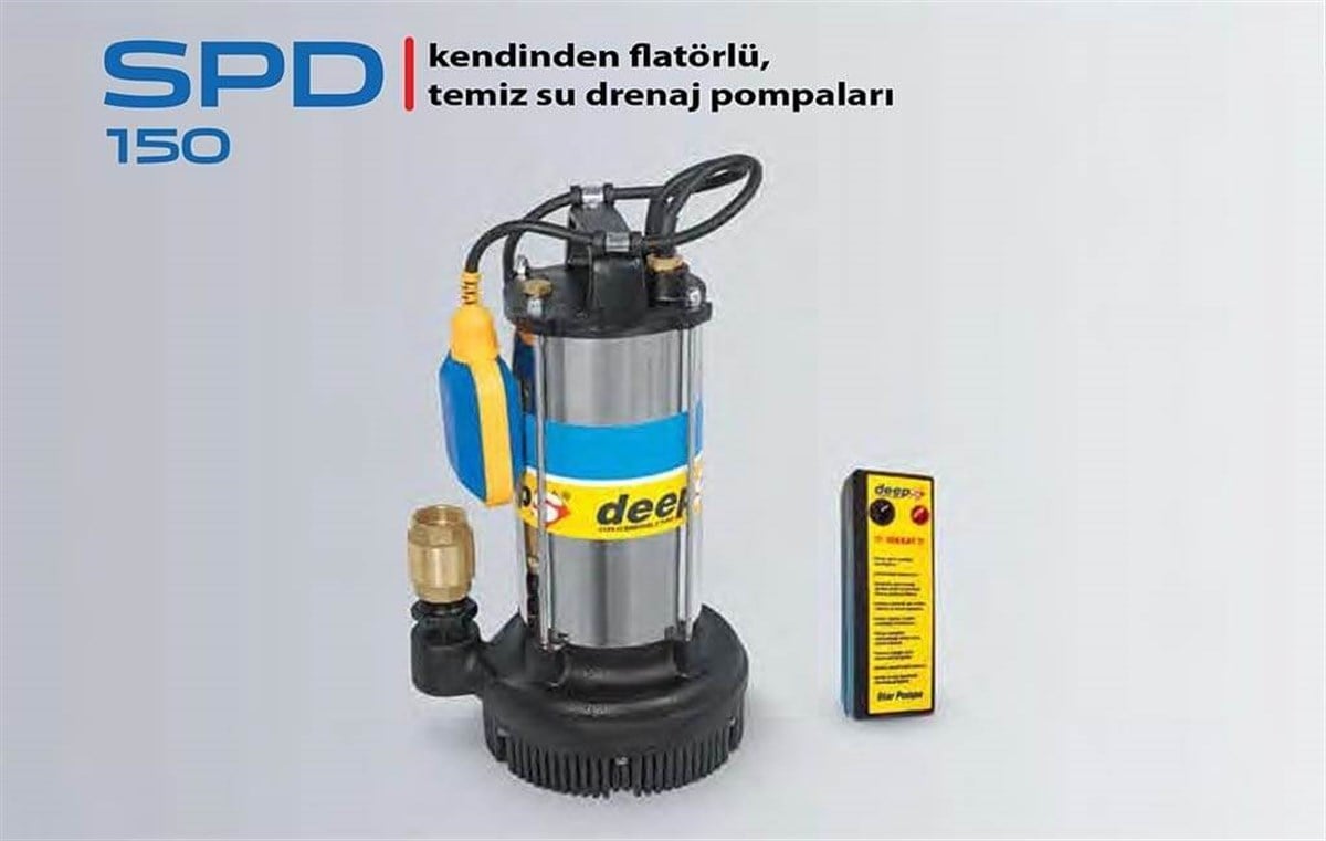SPD 150 Kendinden Flatörlü Temiz Su Drenaj Pompası