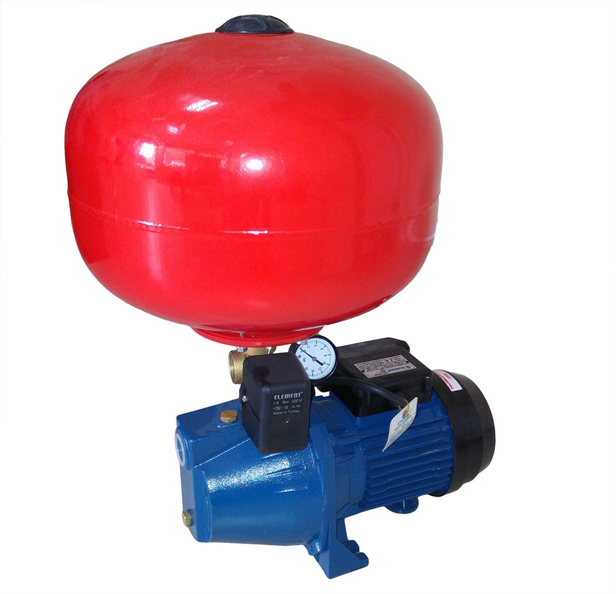 Sumak Smjkh-100 Hidrofor 4 Kat 6 Daire 24 Litre Tanklı Ev Tipi Hidrofor