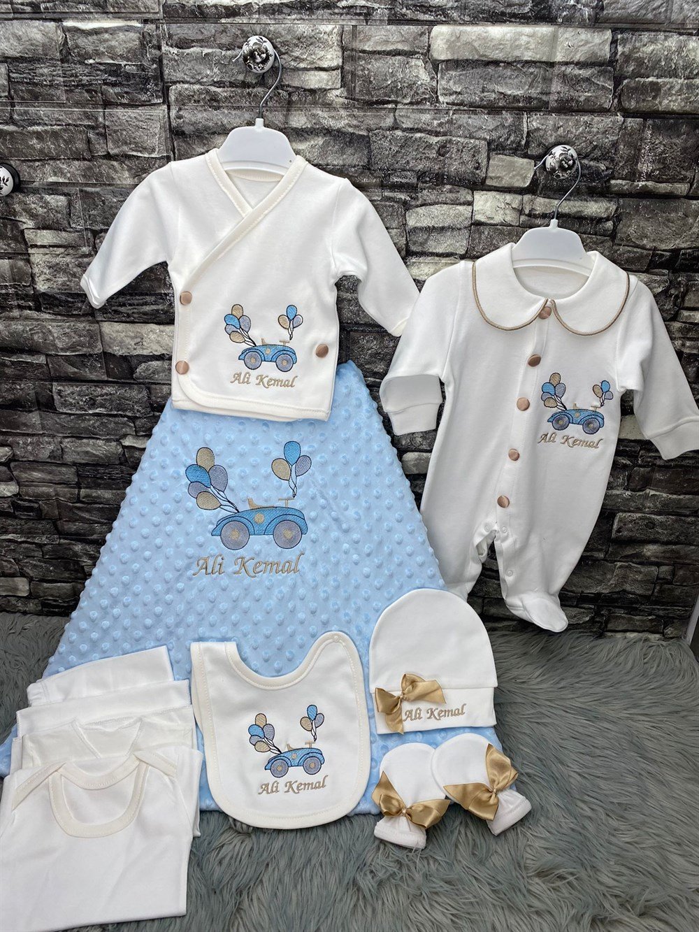 İsme Özel 10 Parça Hastane Çıkışı