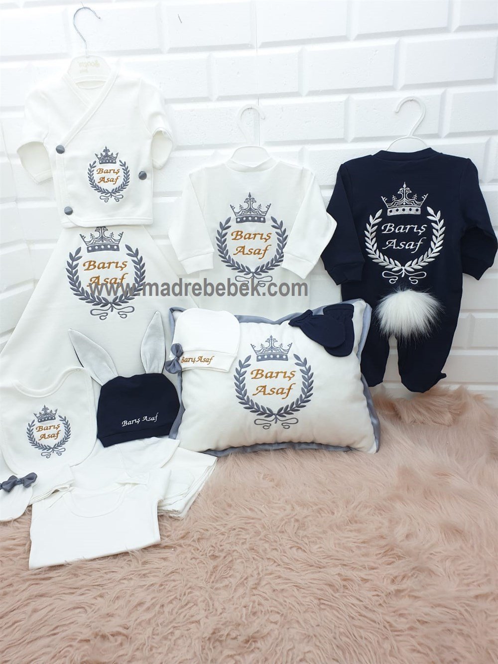 İsme Özel 14 Parça Hastane Çıkışı