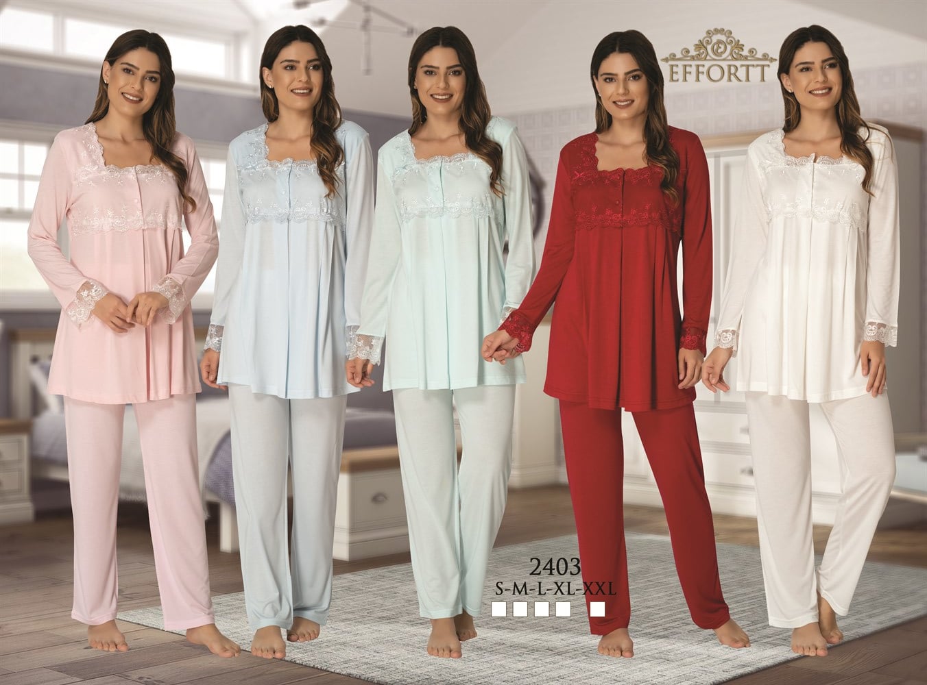 2403 Effortt Lohusa Pijama,