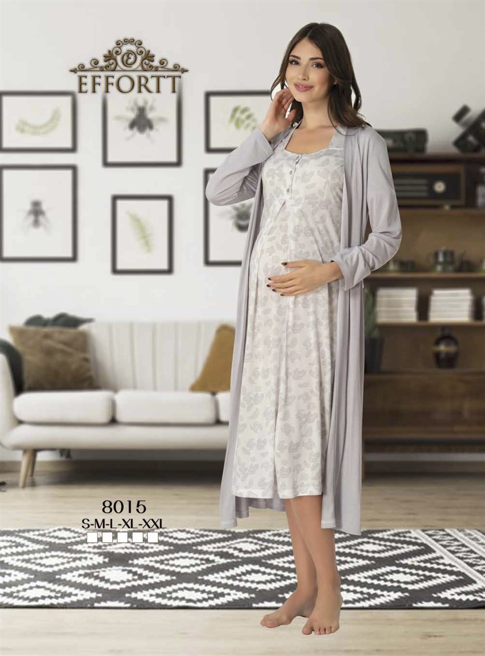 Effortt Lohusa Gecelik ve Sabahlık