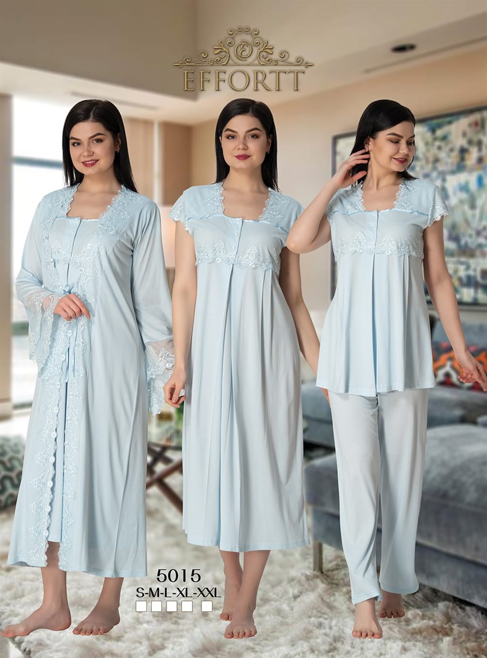 Effortt Lohusa Pijama, Gecelik, Sabahlık