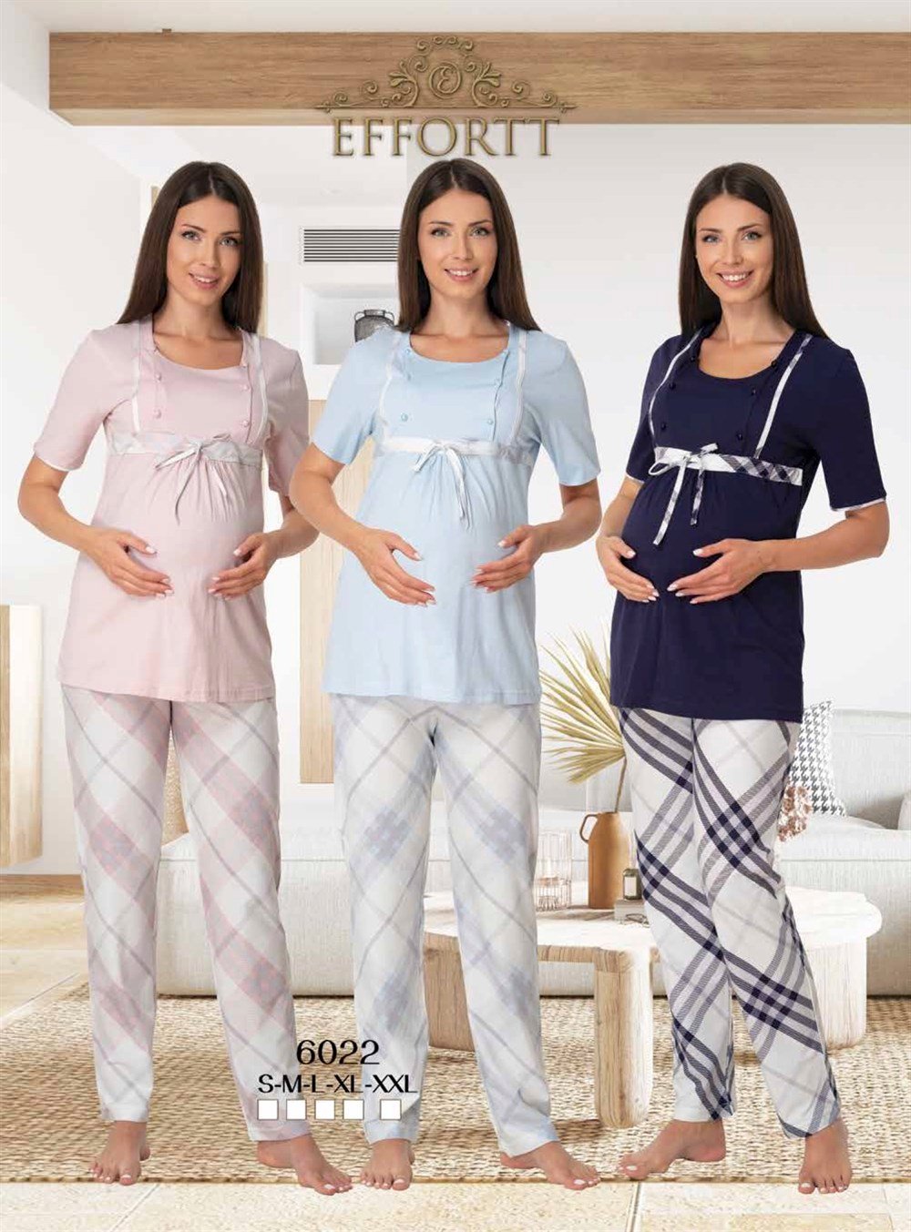 Effortt Lohusa Pijama, Sabahlık