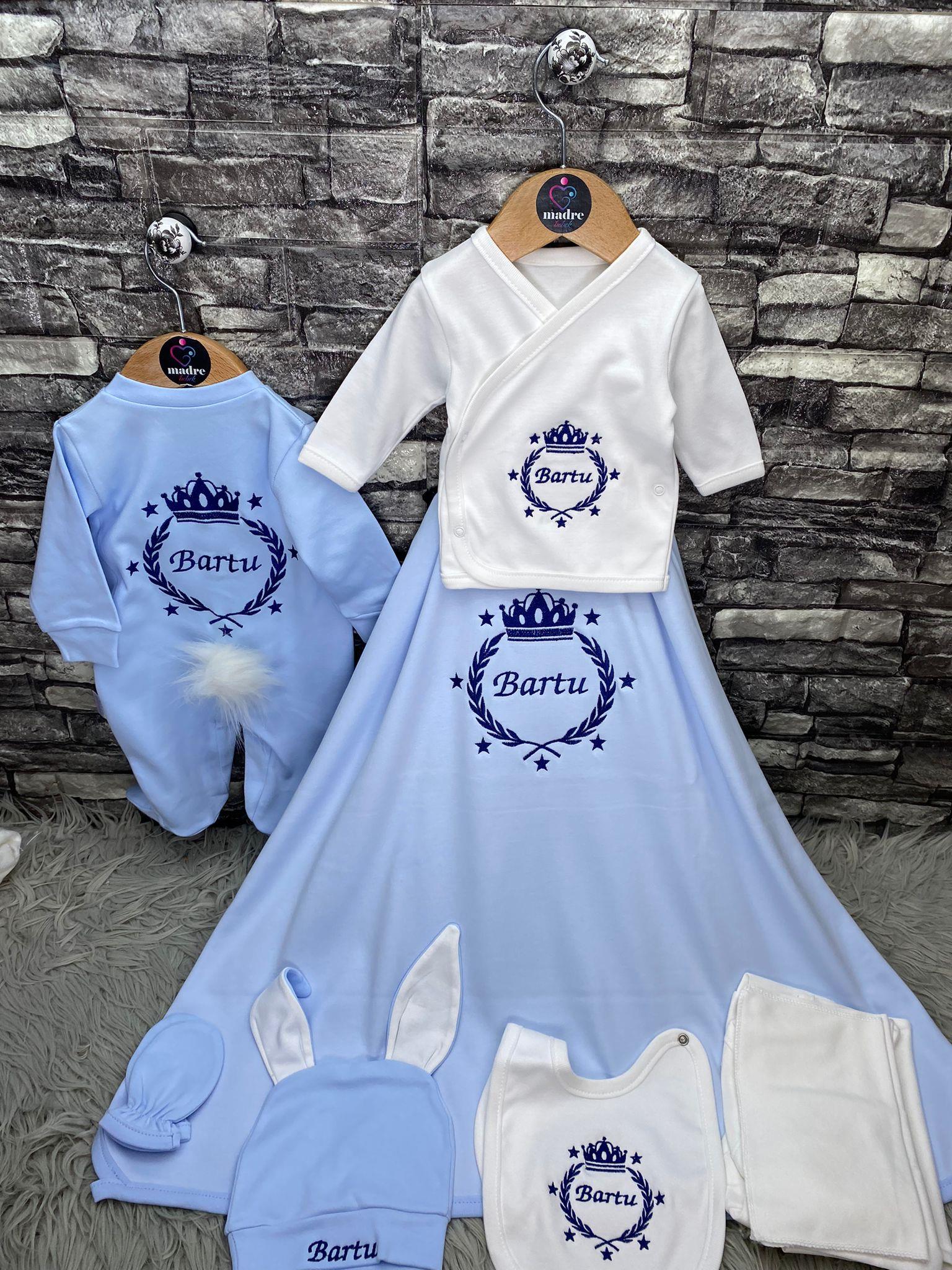 İsme Özel 10 Parça Hastane Çıkışı