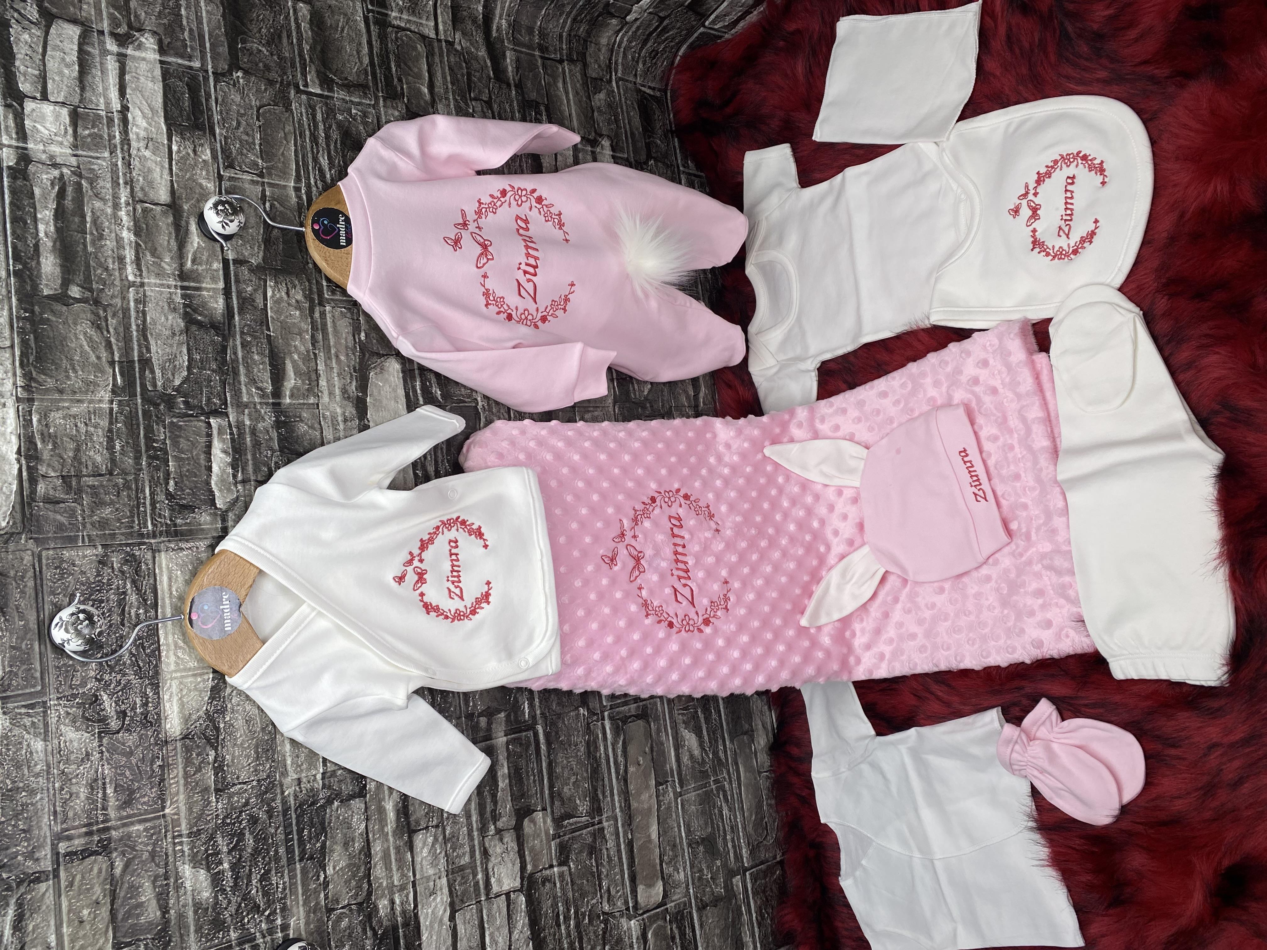 İsme Özel 10 Parça Hastane Çıkışı