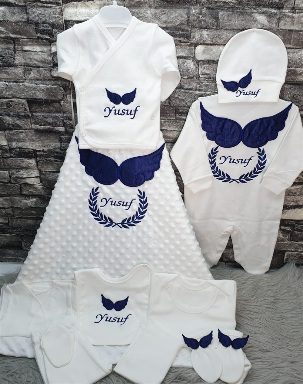 İsme Özel 10 Parça Hastane Çıkışı