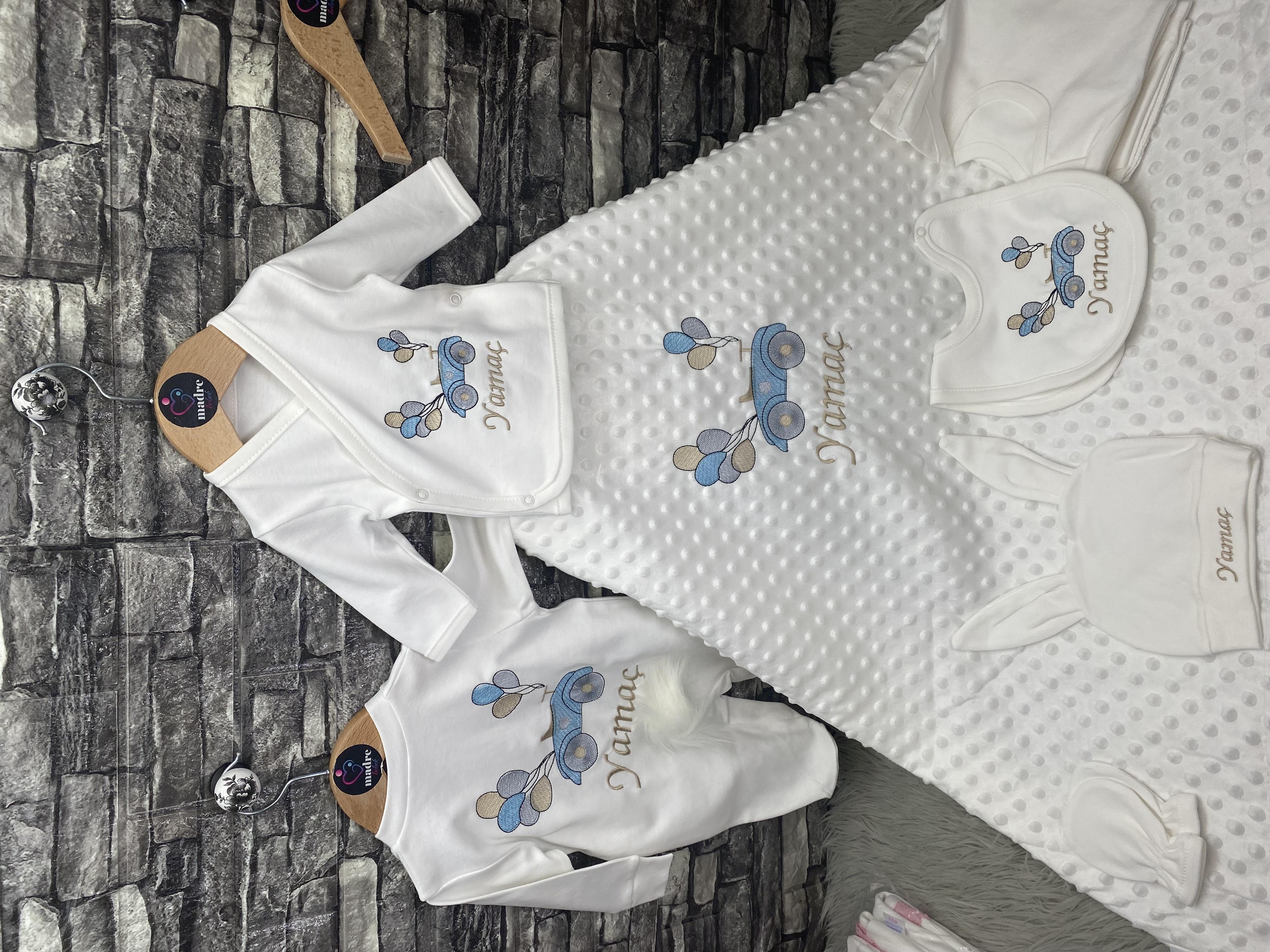 İsme Özel 10 Parça Hastane Çıkışı