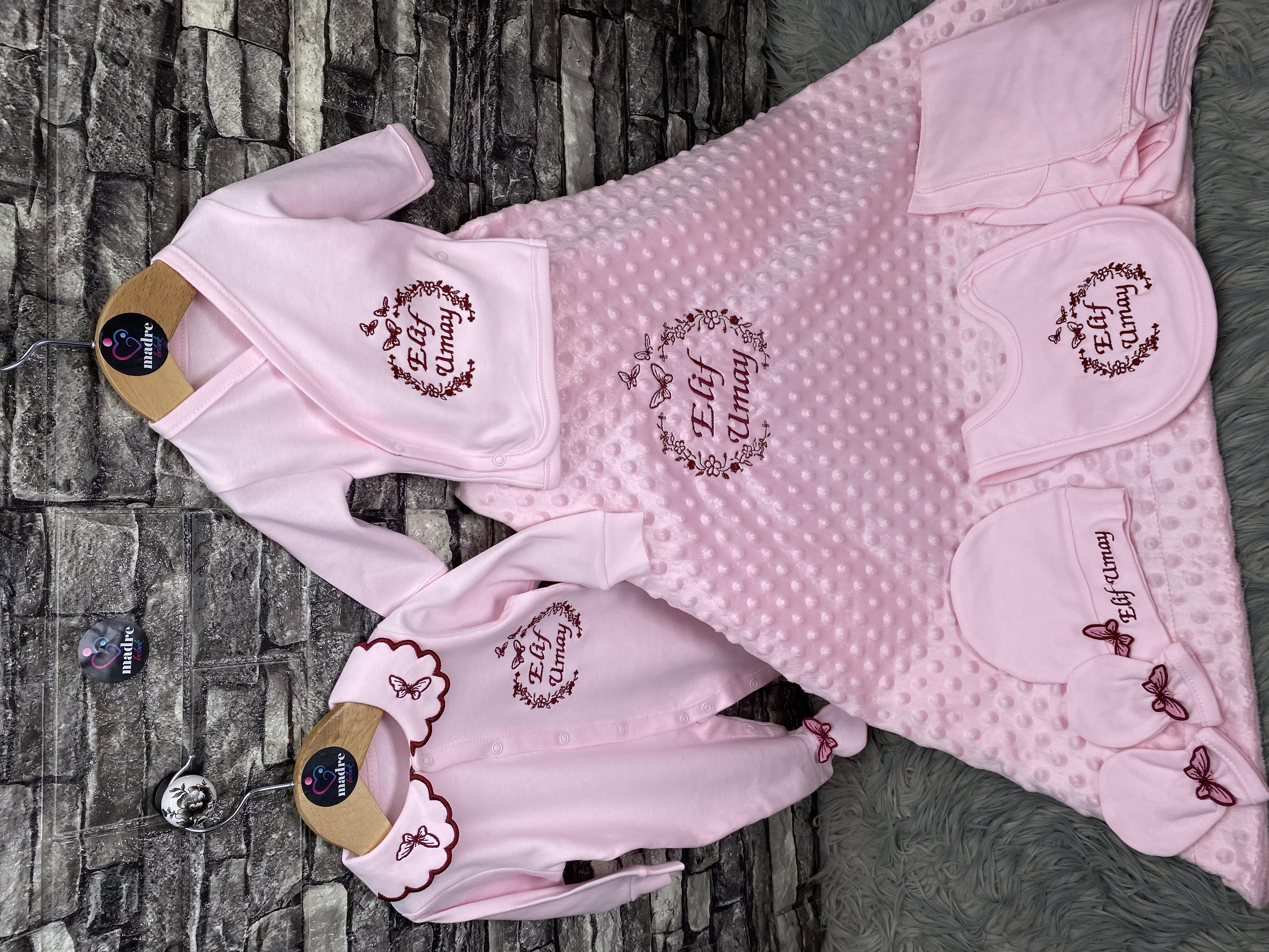 İsme Özel 10 Parça Hastane Çıkışı