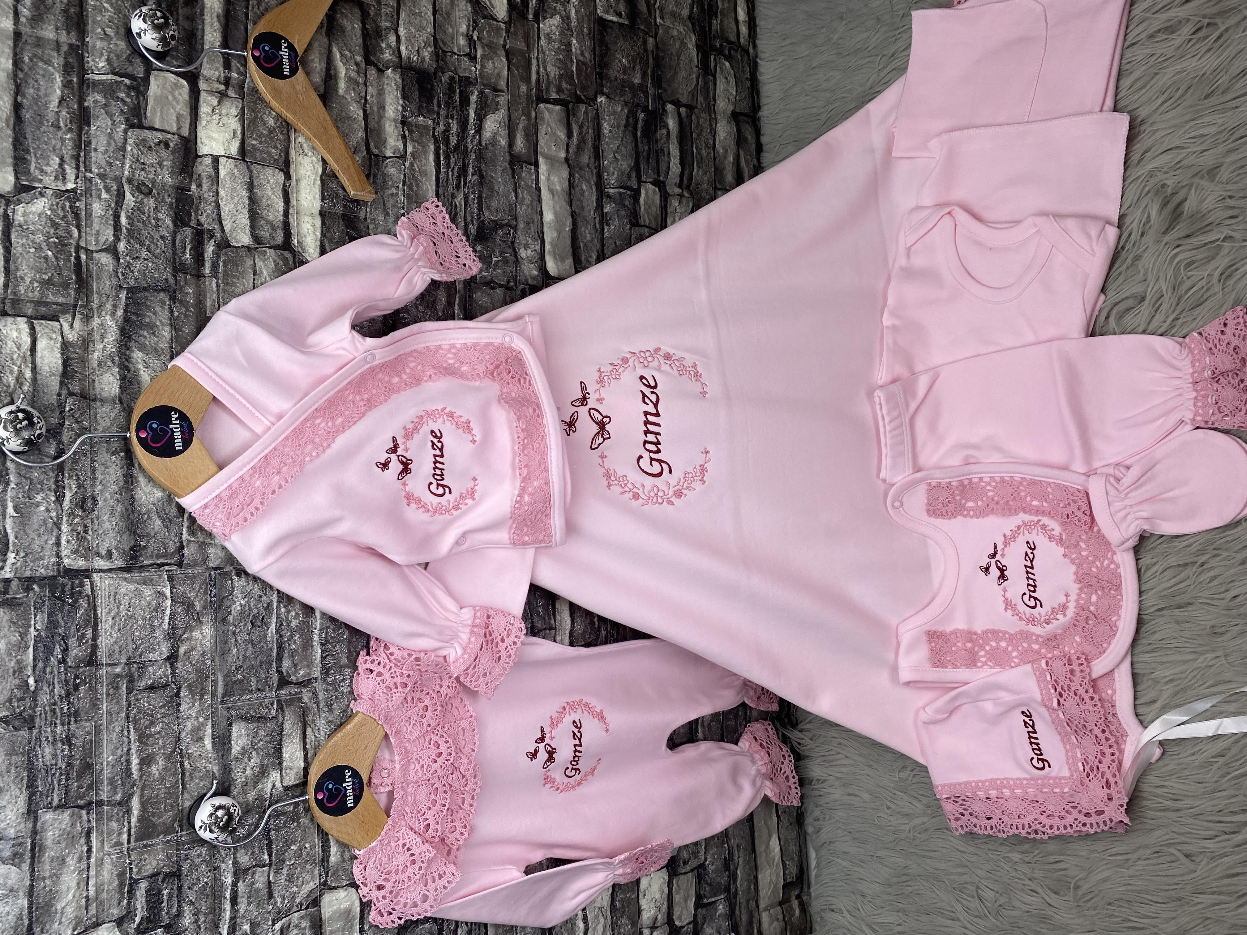 İsme Özel 10 Parça Hastane Çıkışı