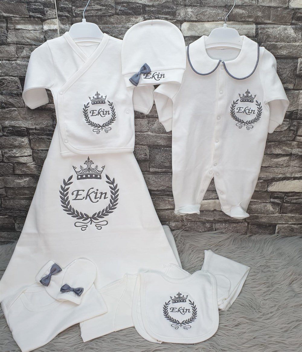 İsme Özel 10 Parça Hastane Çıkışı