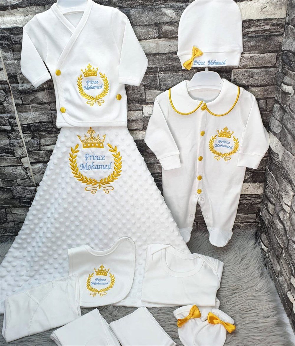 İsme Özel 10 Parça Hastane Çıkışı