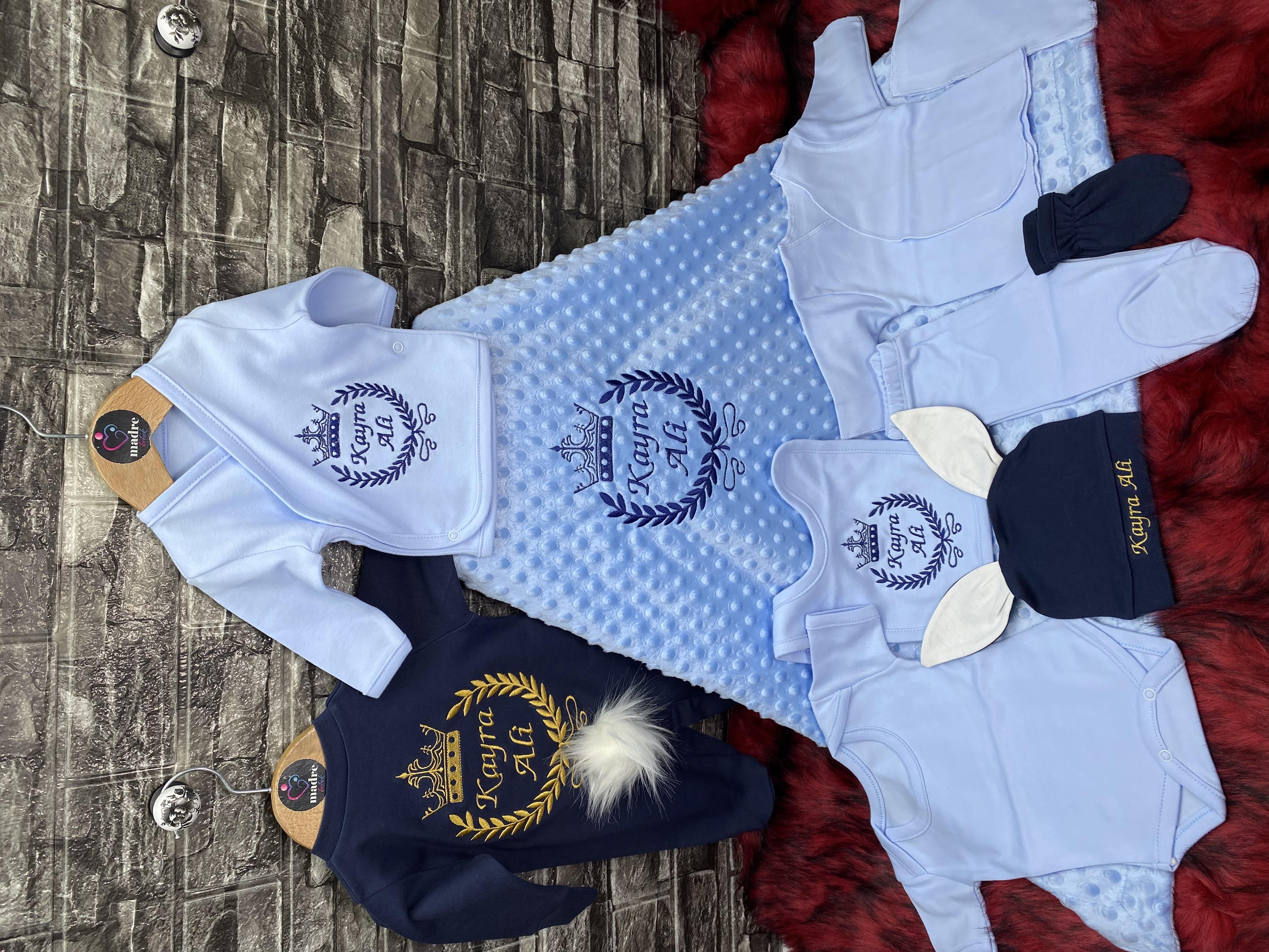 İsme Özel 10 Parça Hastane Çıkışı