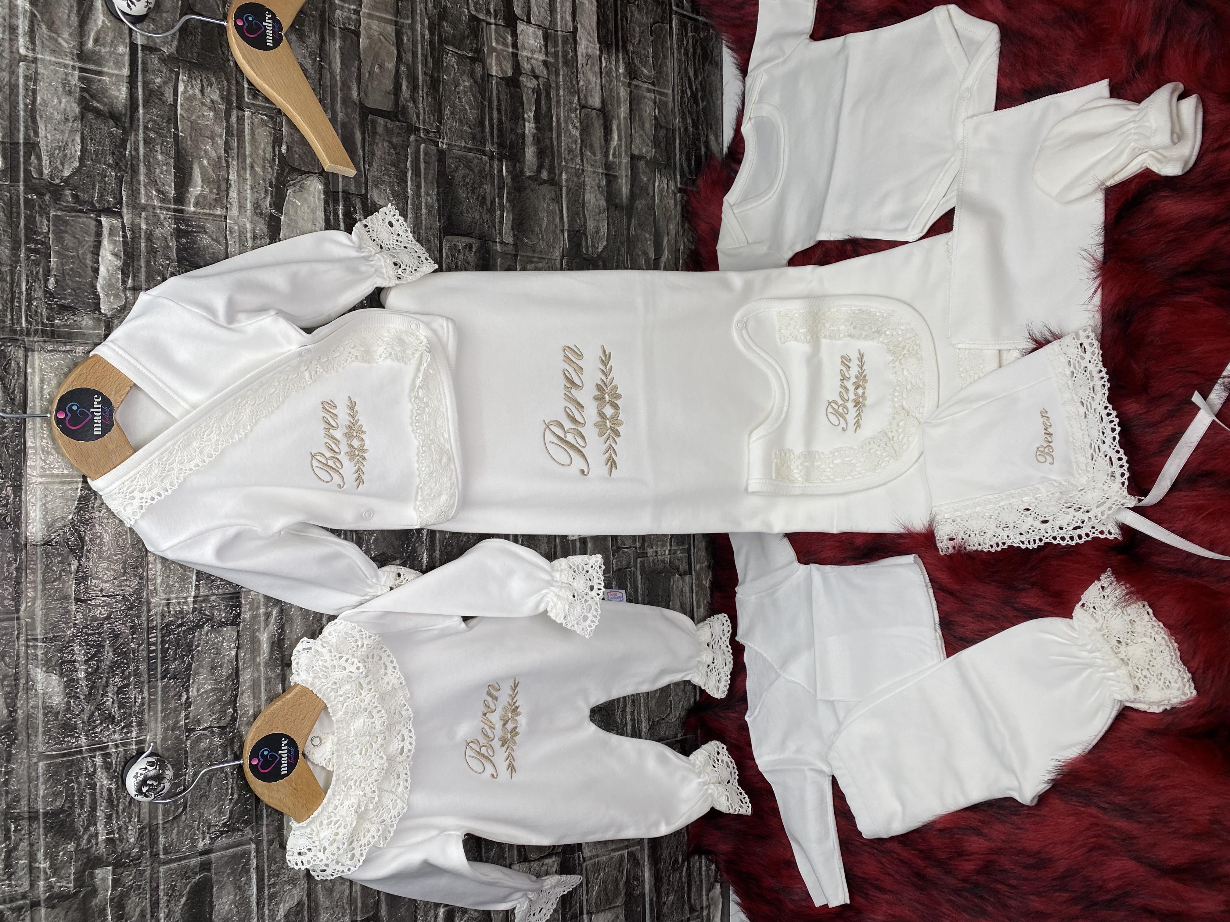 İsme Özel 10 Parça Hastane Çıkışı