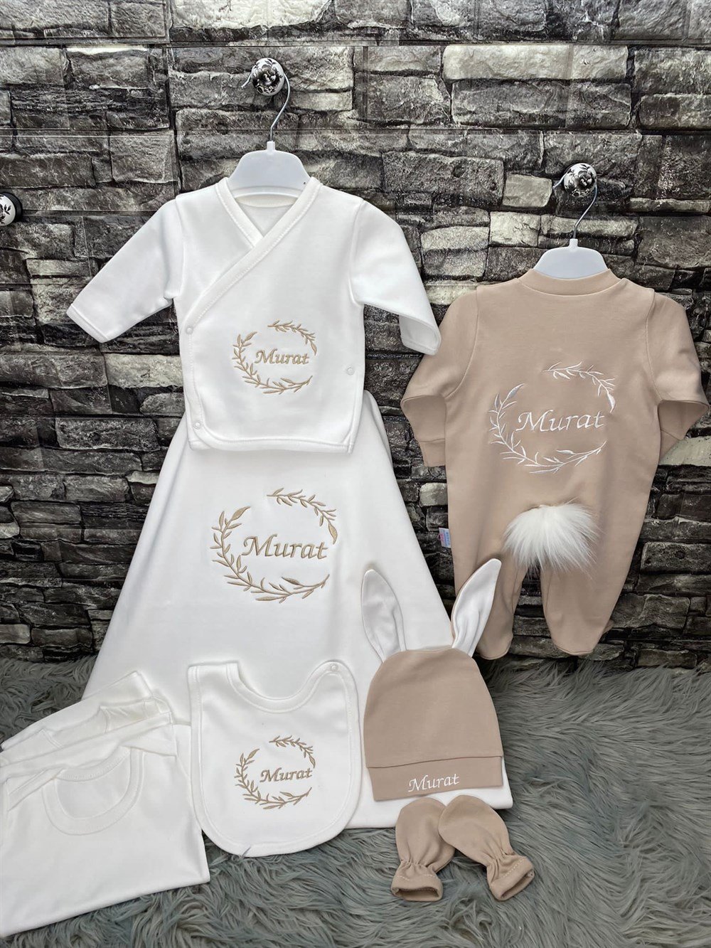 İSME ÖZEL 10 PARÇA PENYE BATTANİYELİ HASTENE ÇIKIŞI