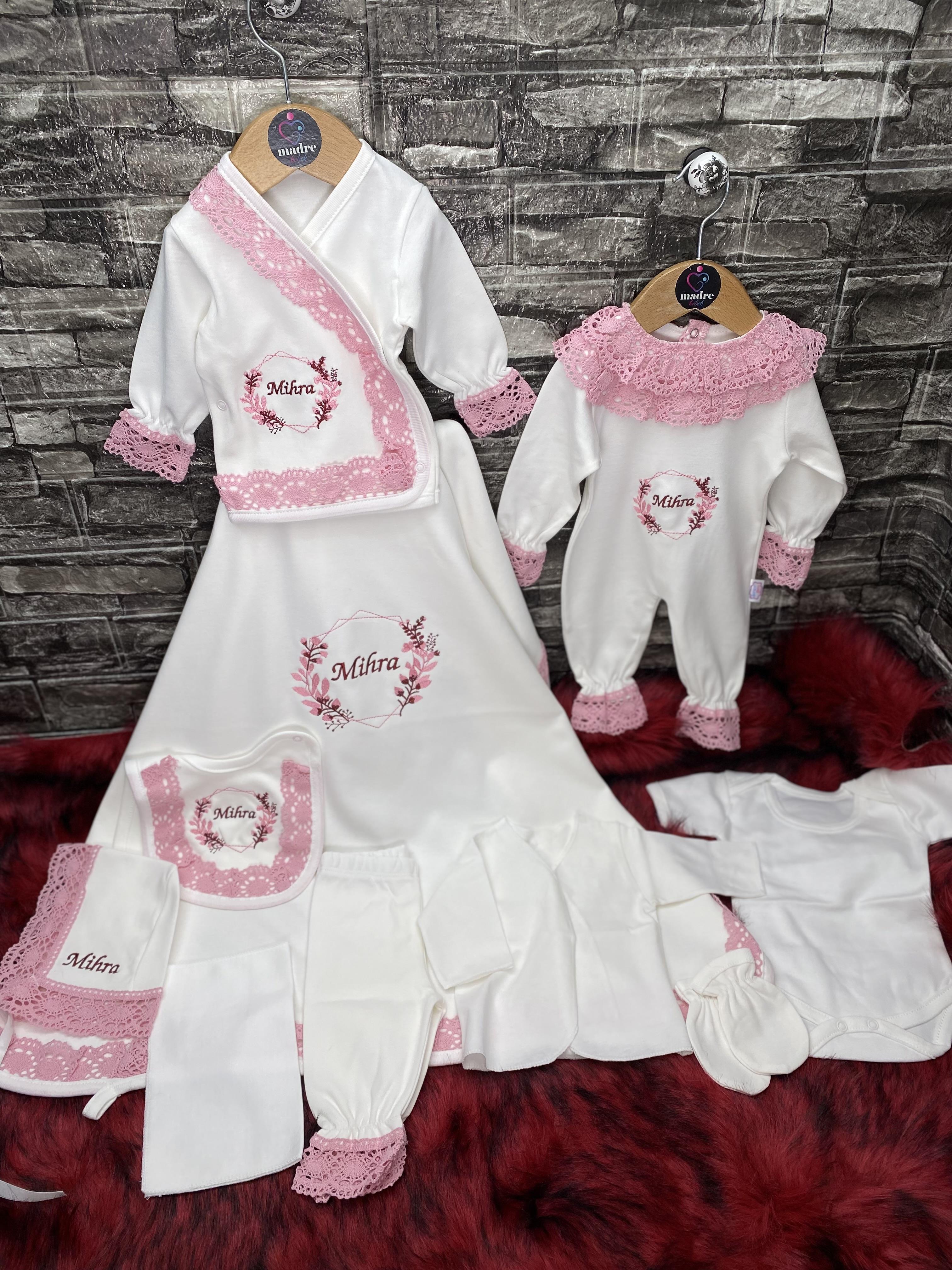 İsme Özel 10 Parça Penye battaniyeliHastane Çıkışı