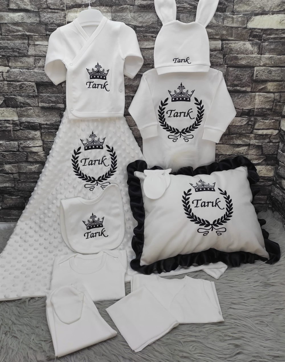 İsme Özel 11 Parça Hastane Çıkışı