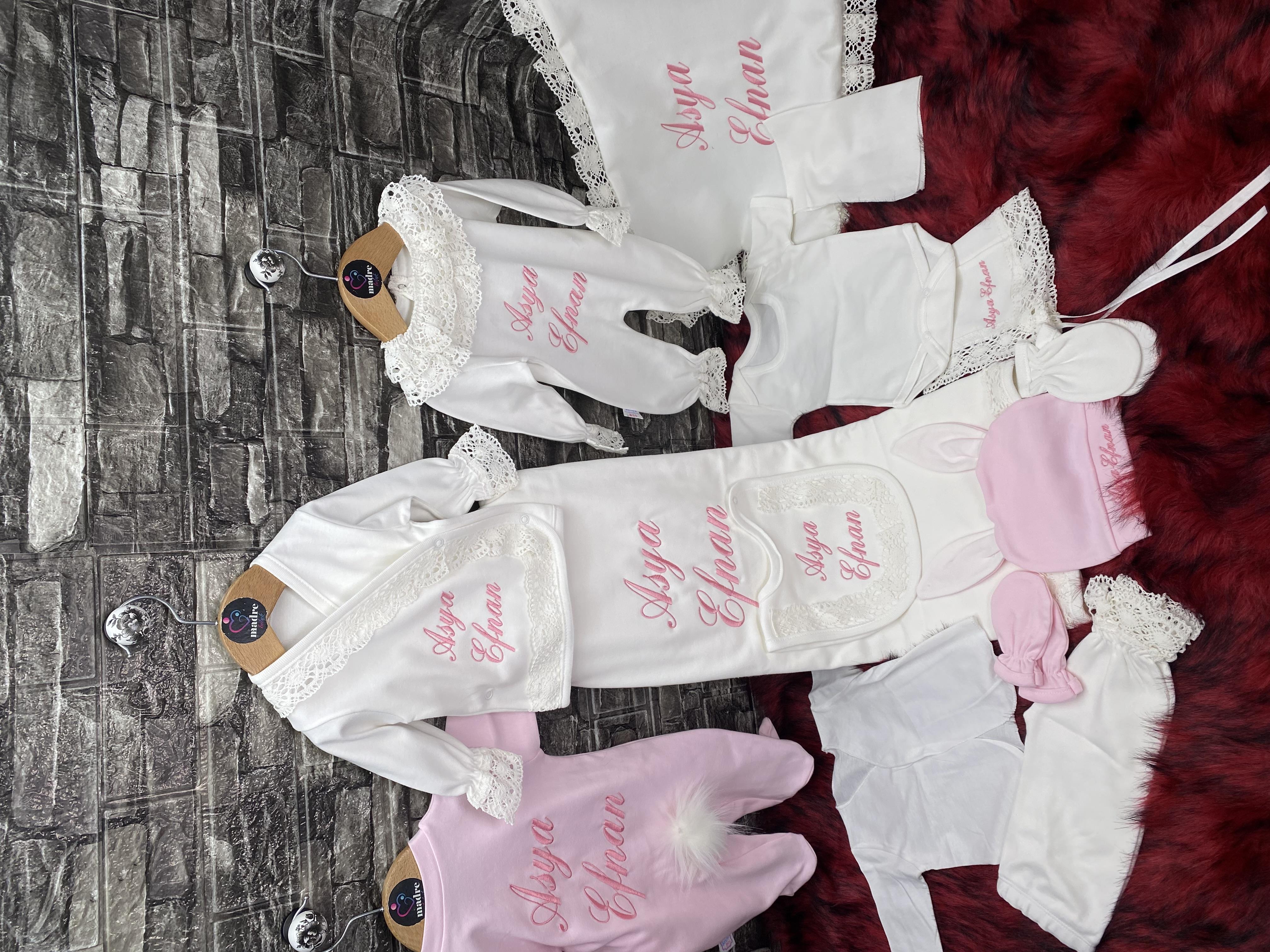 İsme Özel 11 Parça Hastane Çıkışı