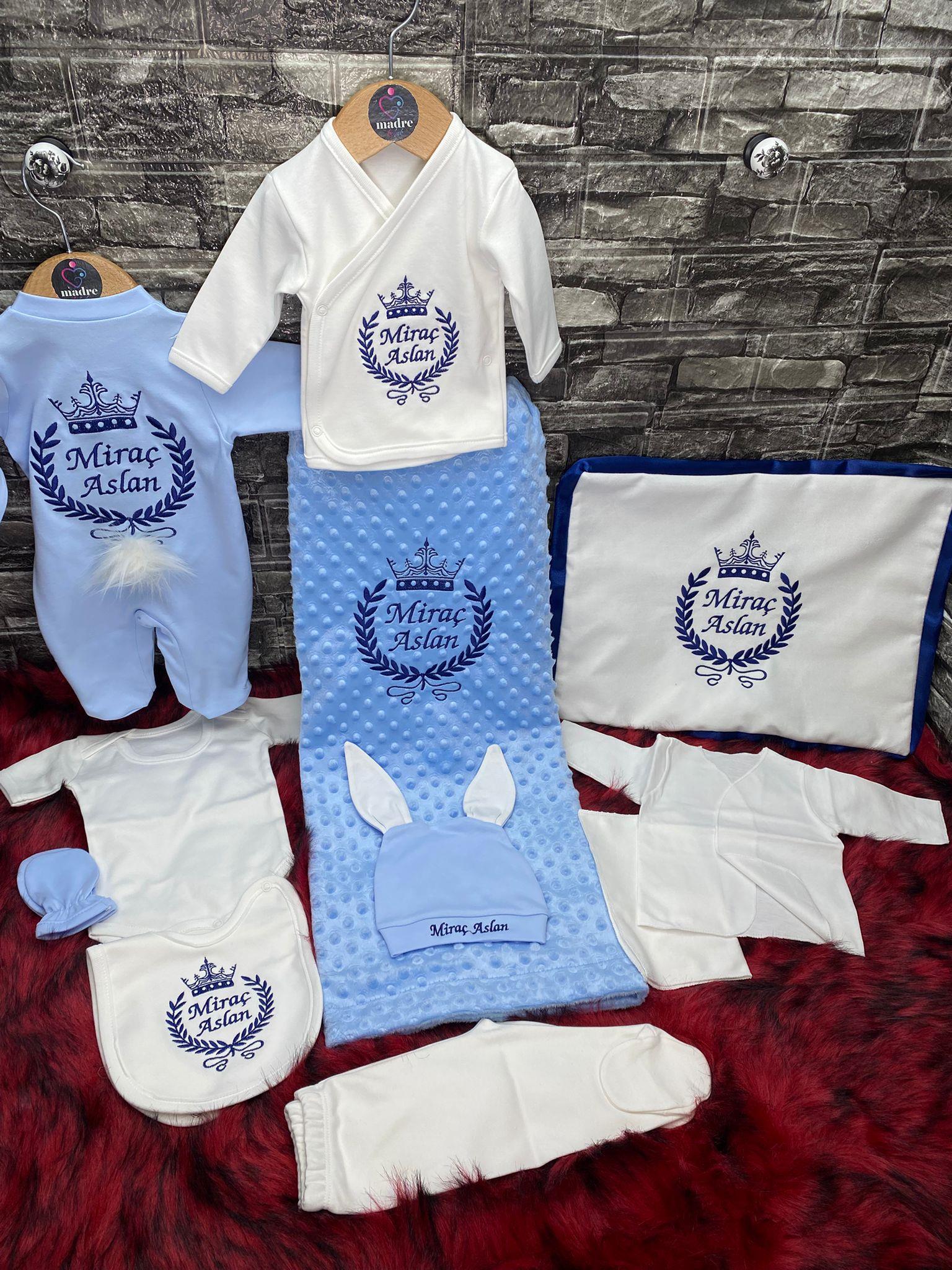 İsme Özel 11 Parça Hastane Çıkışı