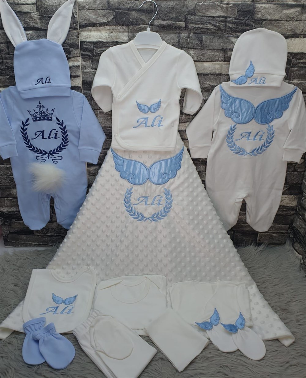 İsme Özel 13 Parça Hastane Çıkışı