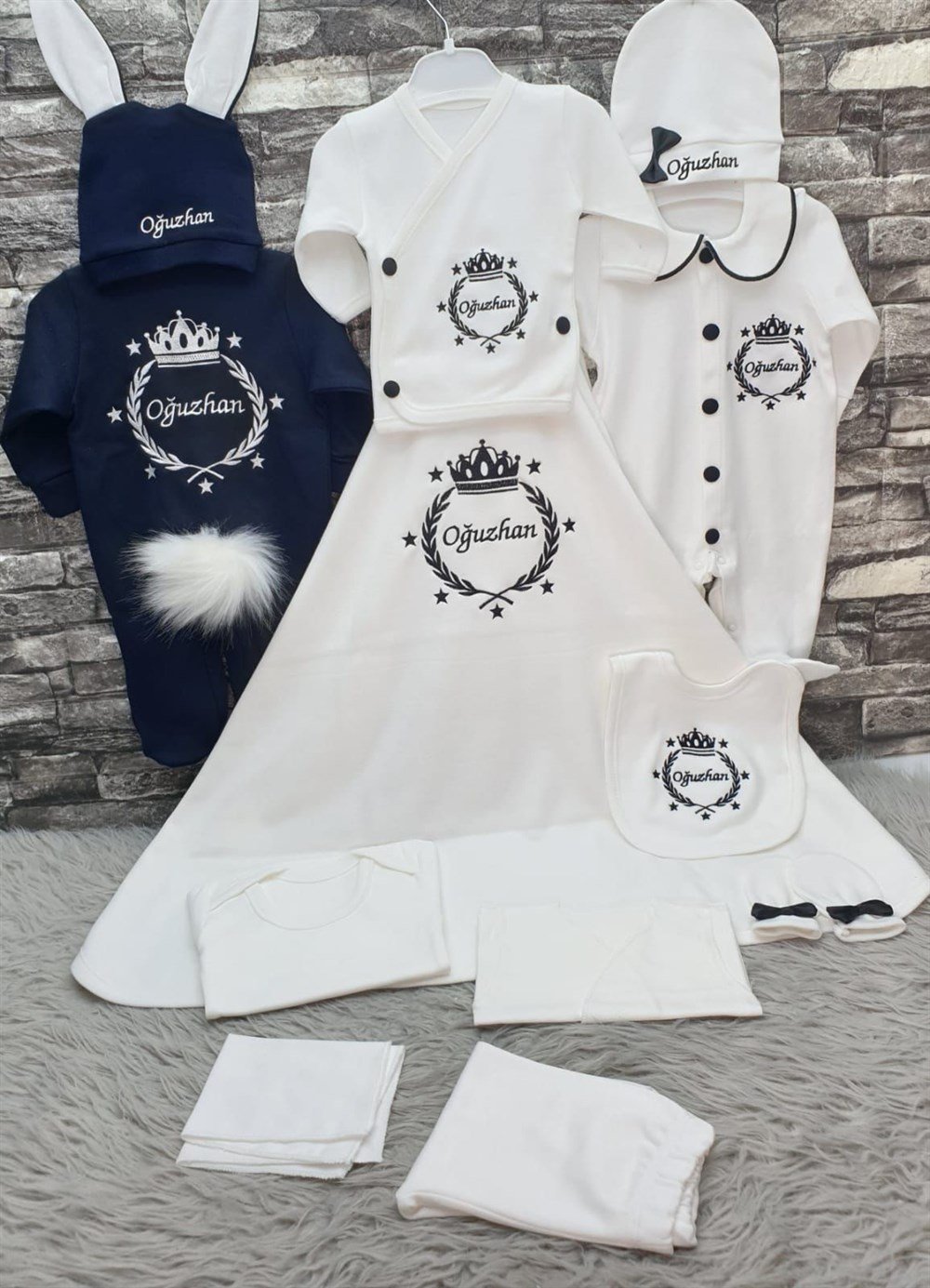 İsme Özel 13 Parça Hastane Çıkışı