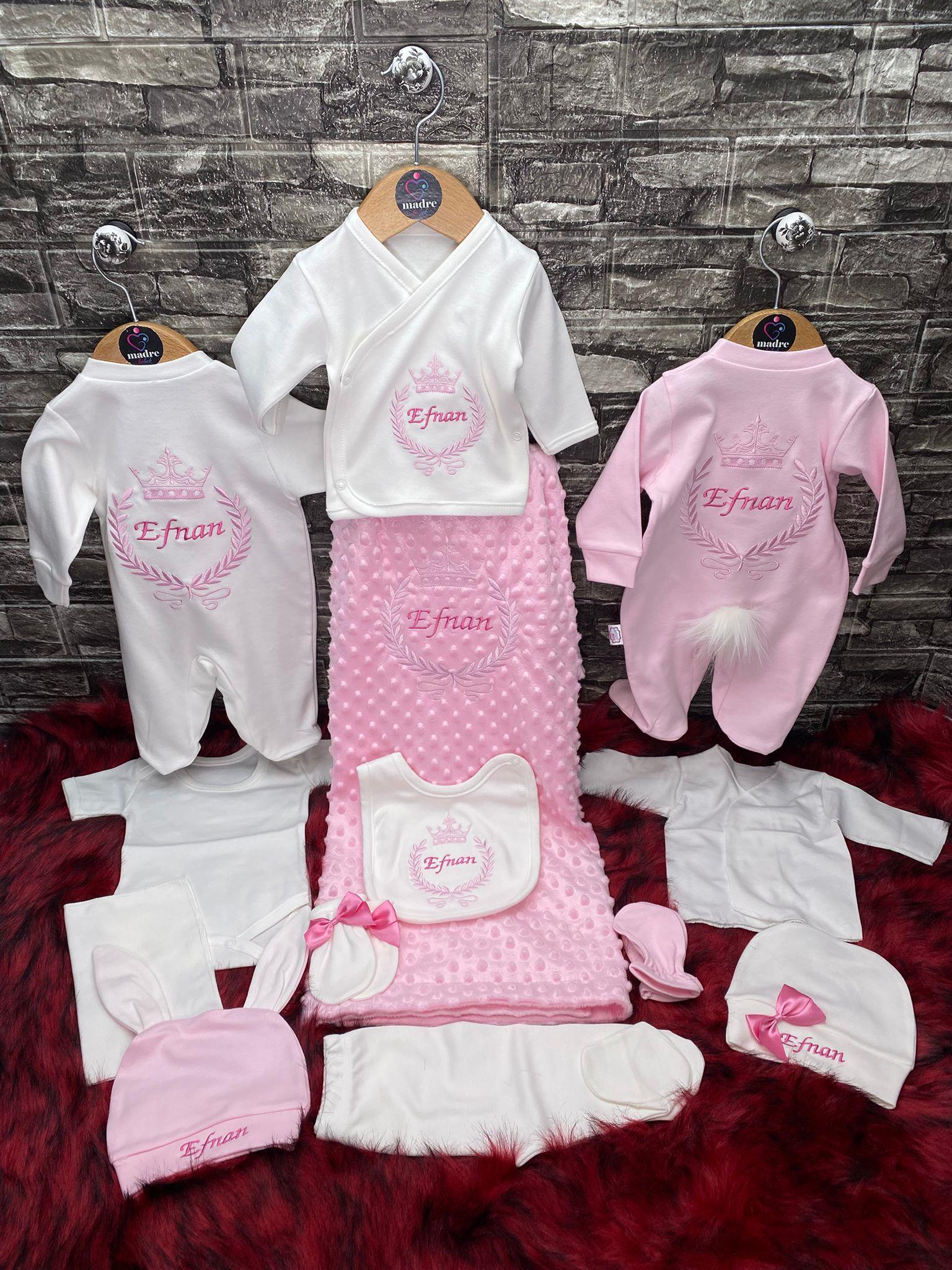 İsme Özel 13 Parça Nohut battaniyeliHastane Çıkışı