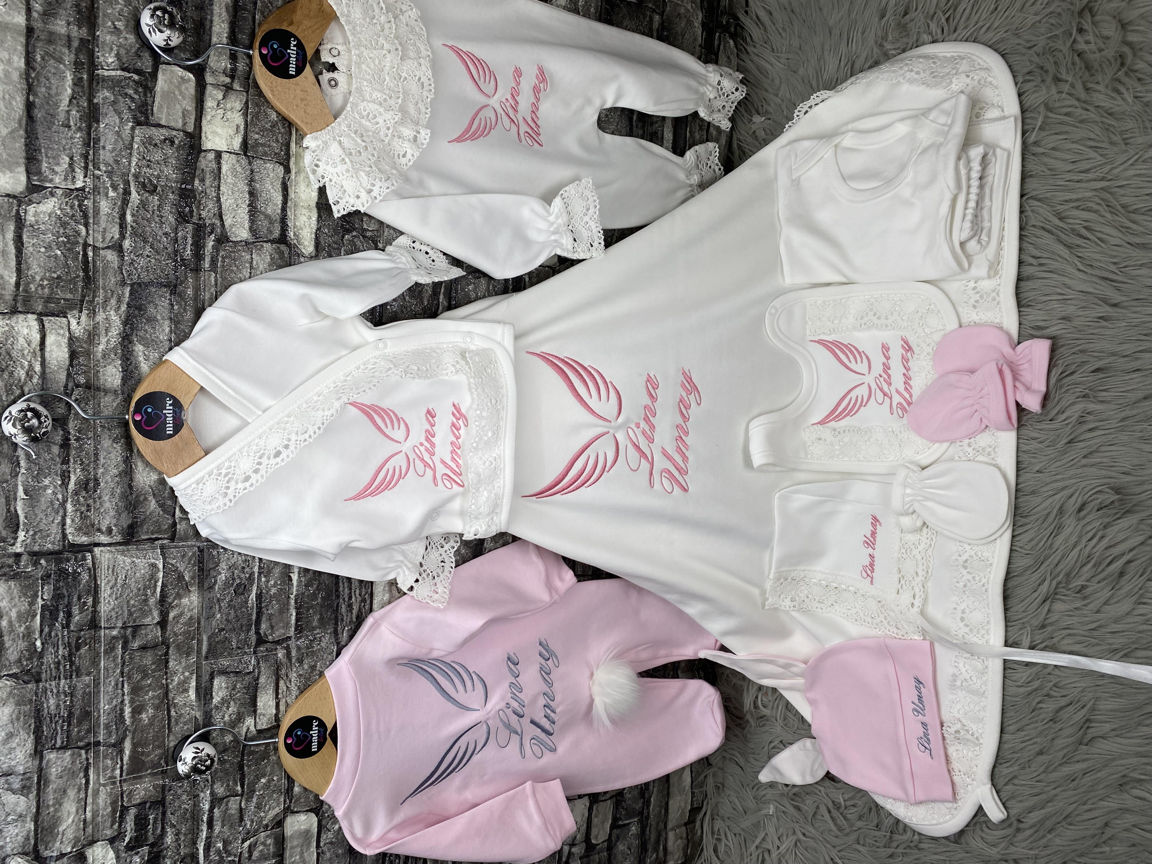 İsme Özel 13 Parça Penye battaniyeli Hastane Çıkışı