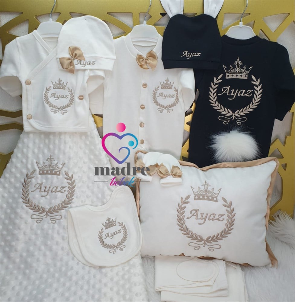 İsme Özel 14 Parça Hastane Çıkışı