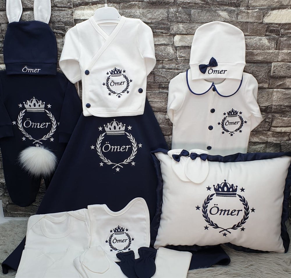 İsme Özel 14 Parça Hastane Çıkışı