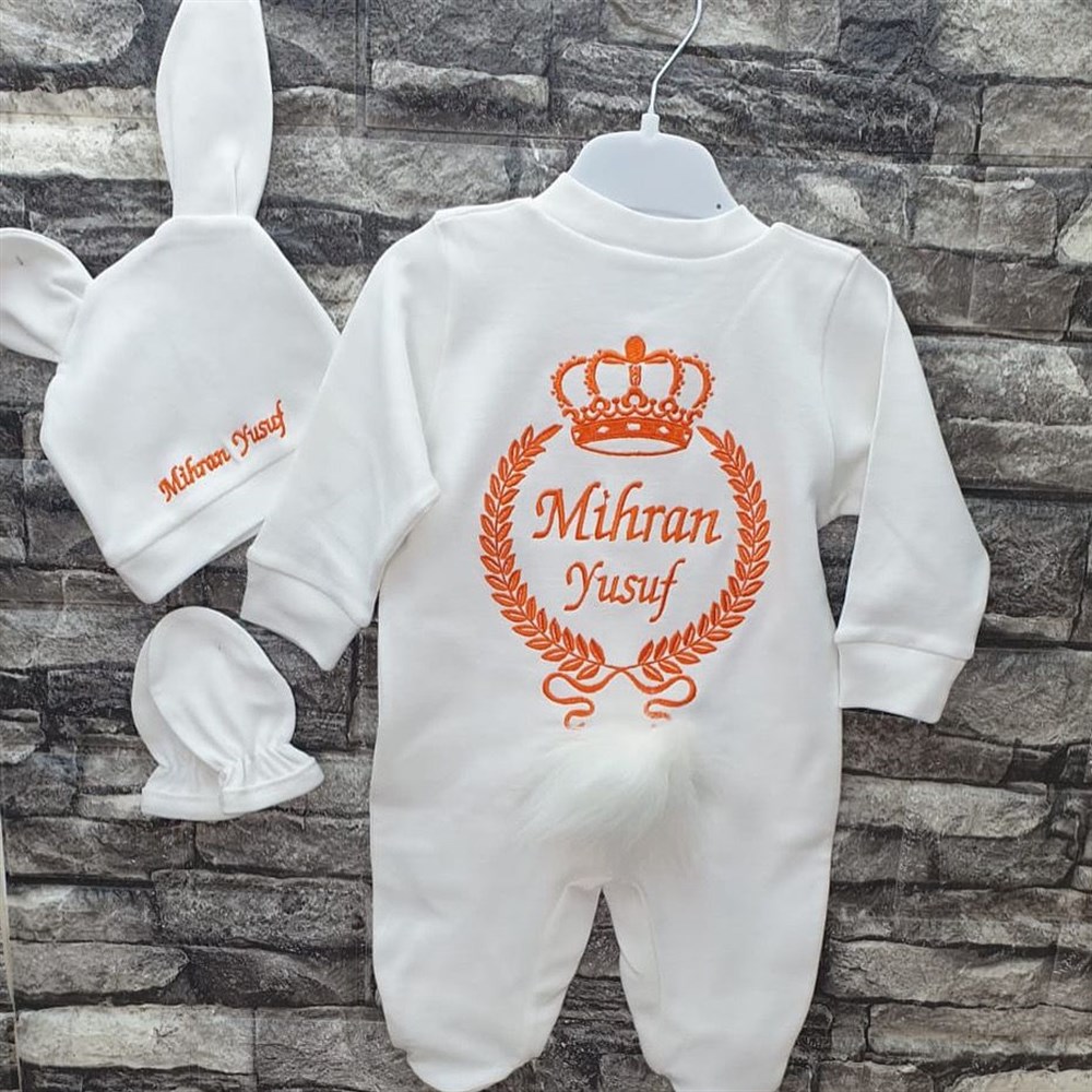 İsme Özel 3 Parça Hastane Çıkışı