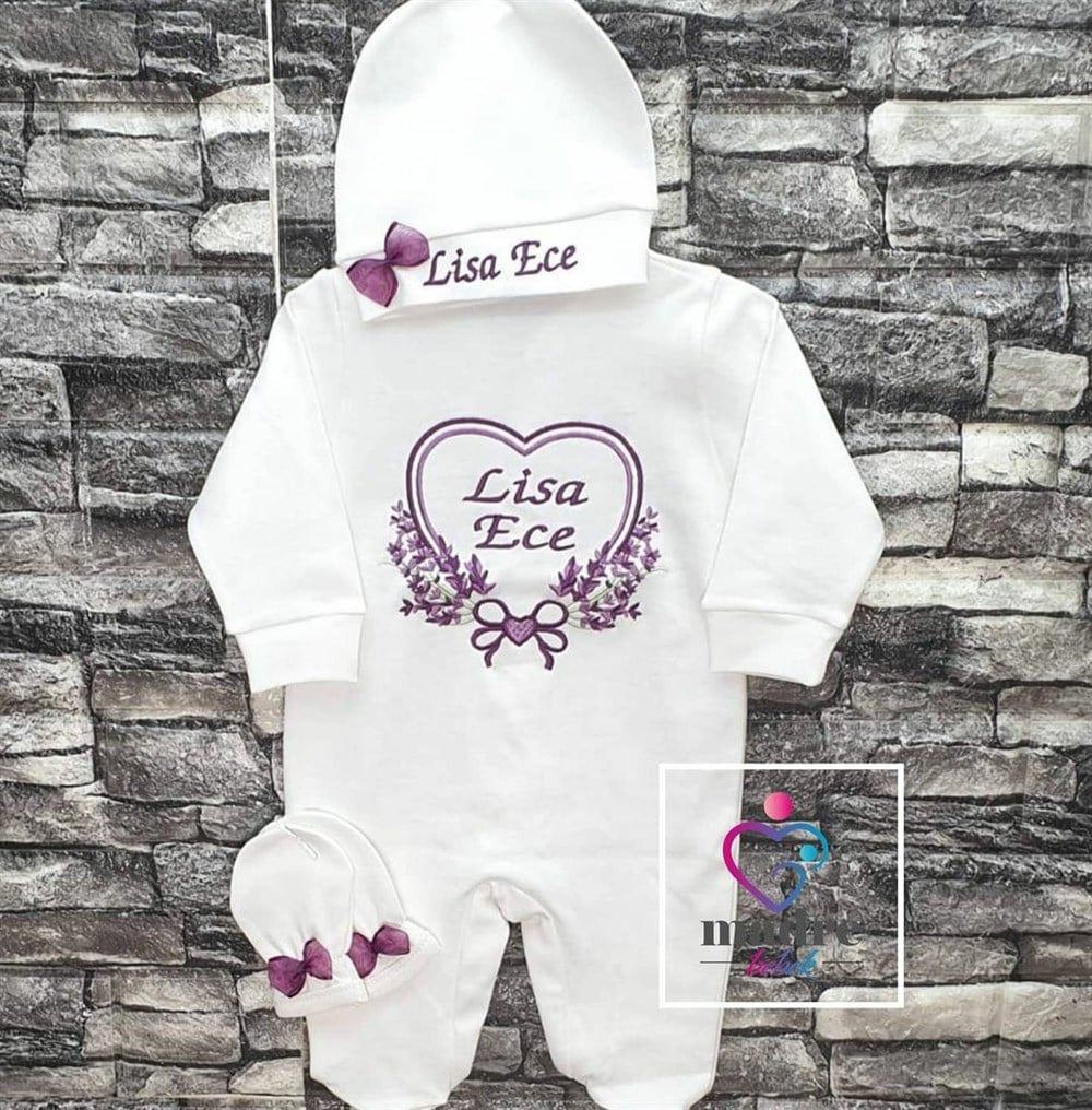 İsme Özel 3 Parça Hastane Çıkışı