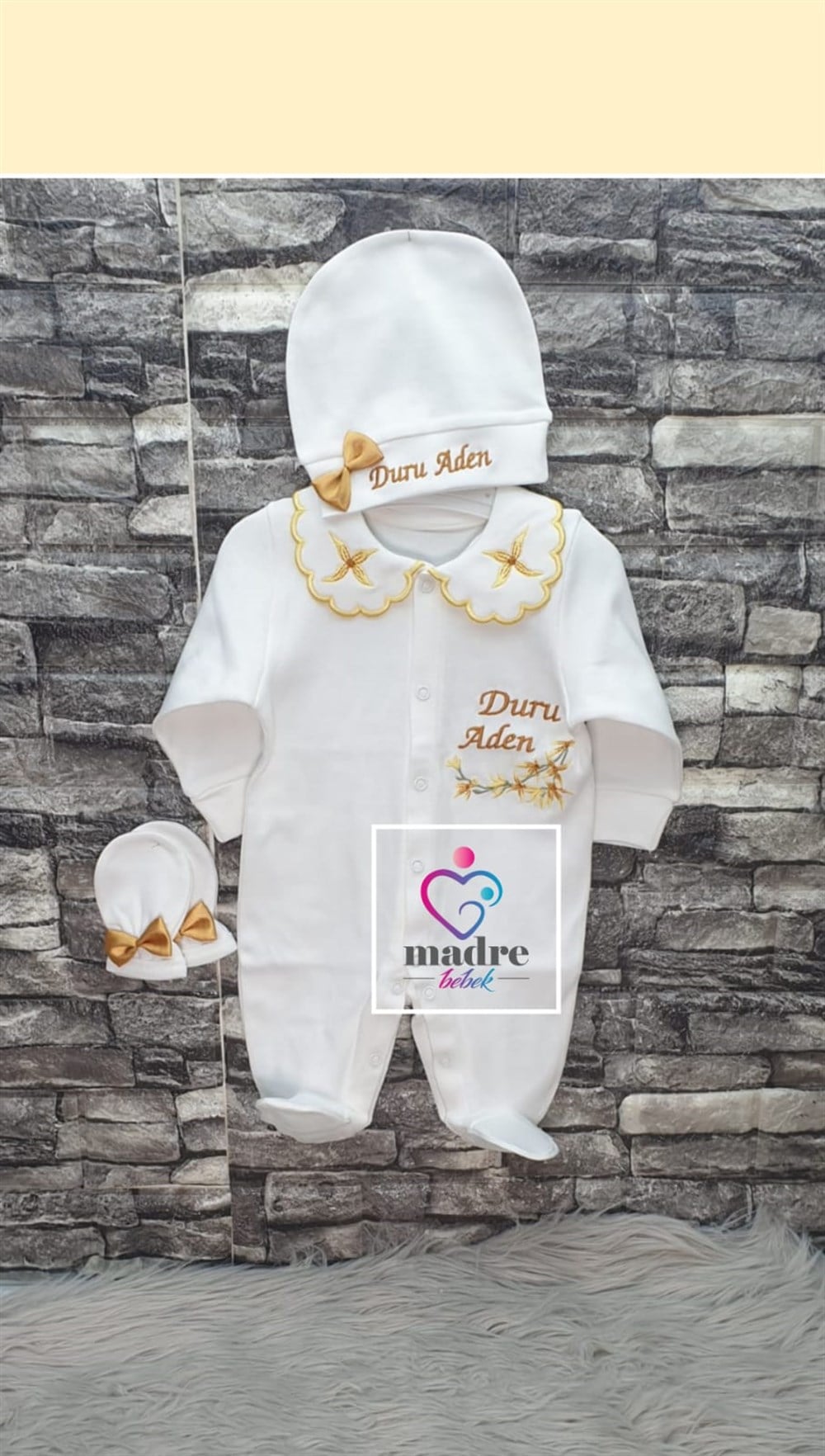 İsme Özel 3 Parça Hastane Çıkışı