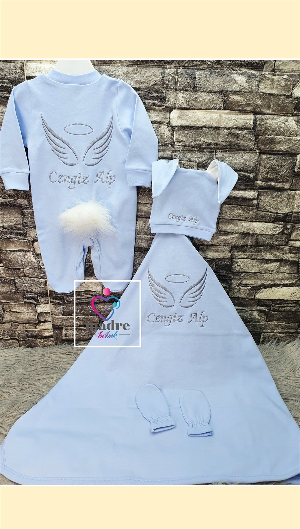 İsme Özel 4 Parça Hastane Çıkışı