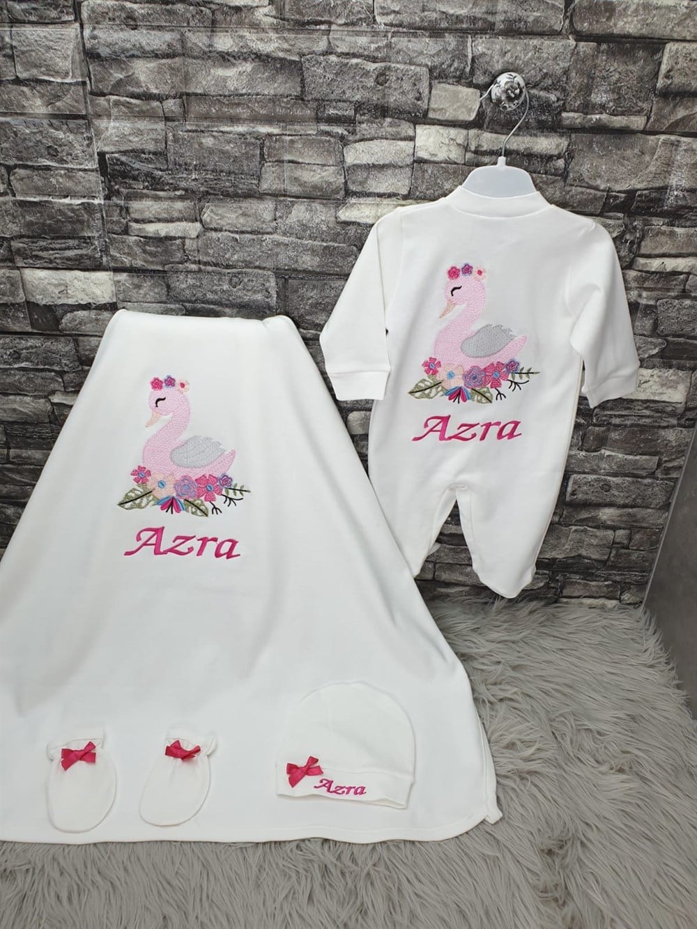 İsme Özel 4 Parça Hastane Çıkışı