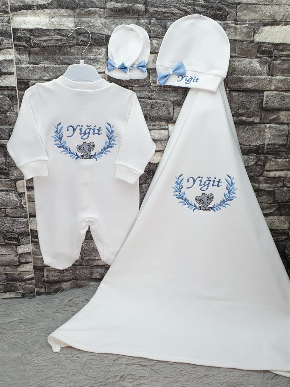 İsme Özel 4 Parça Hastane Çıkışı