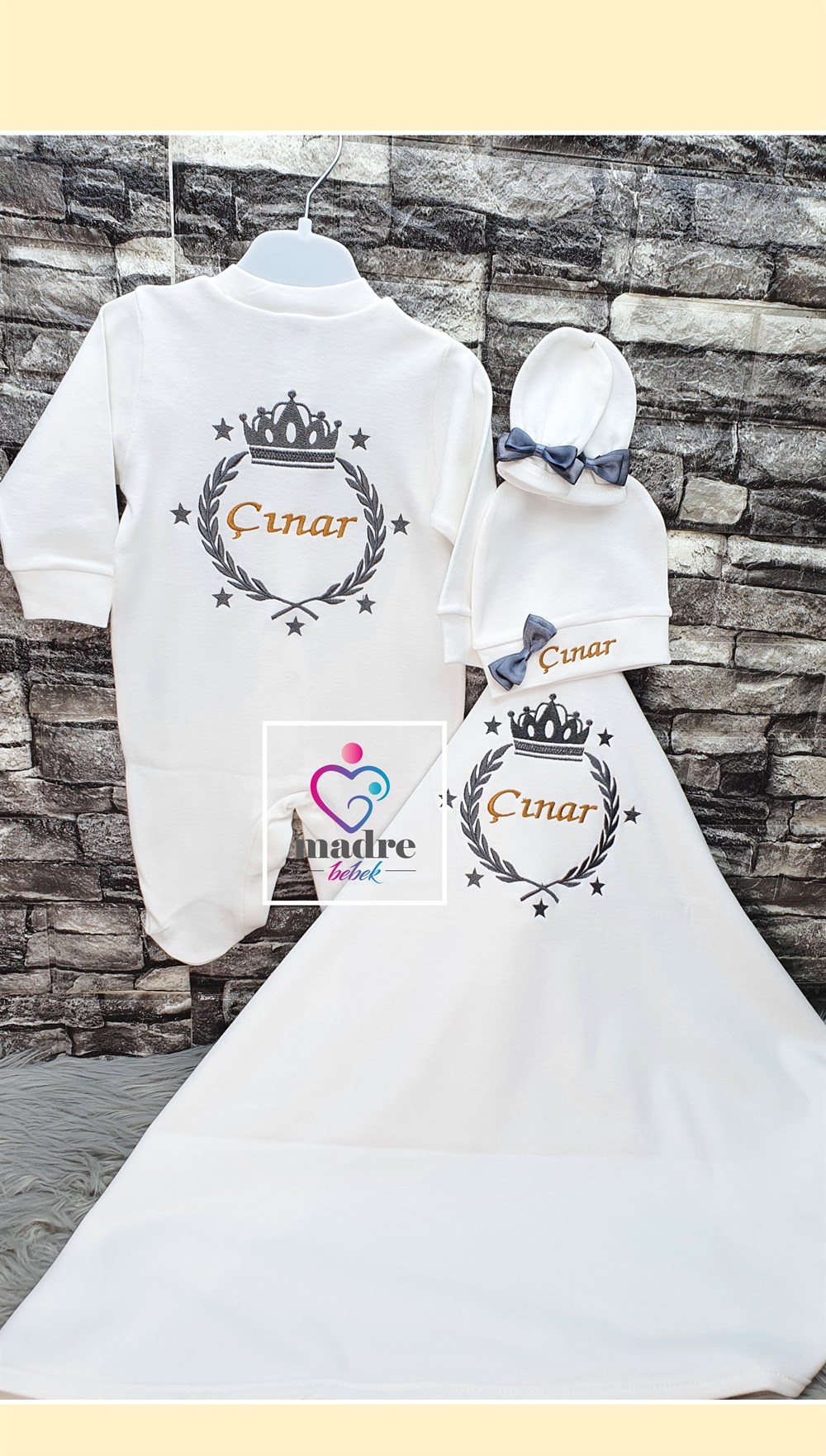 İsme Özel 4 Parça Hastane Çıkışı