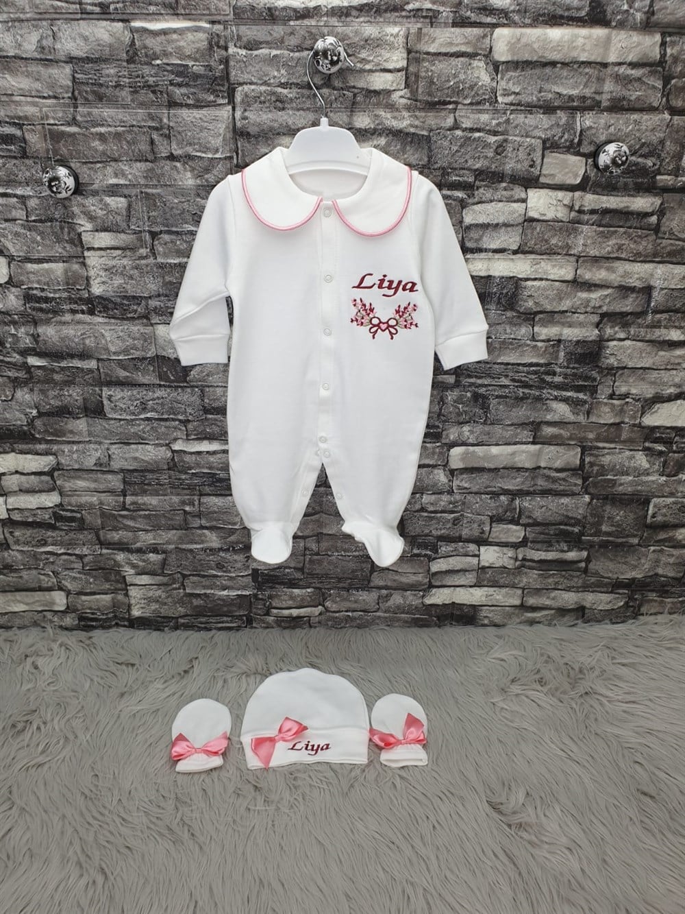 isme özel tulum set