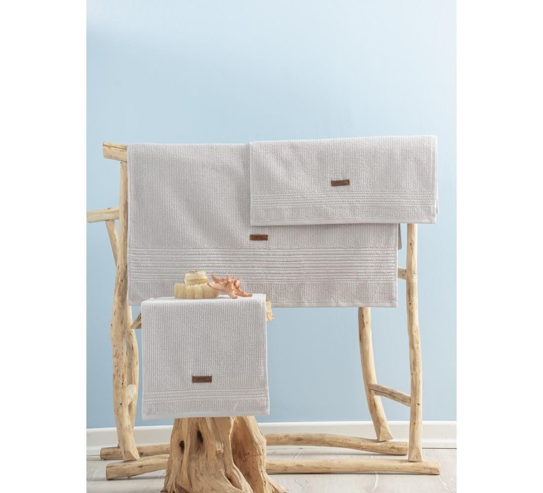 %100 Pamuk Wellness Havlu Seti Stone Gri